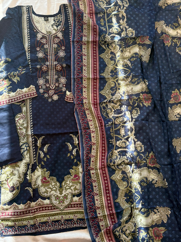 MIRAL COTTON READYMADE SUIT 2 Q