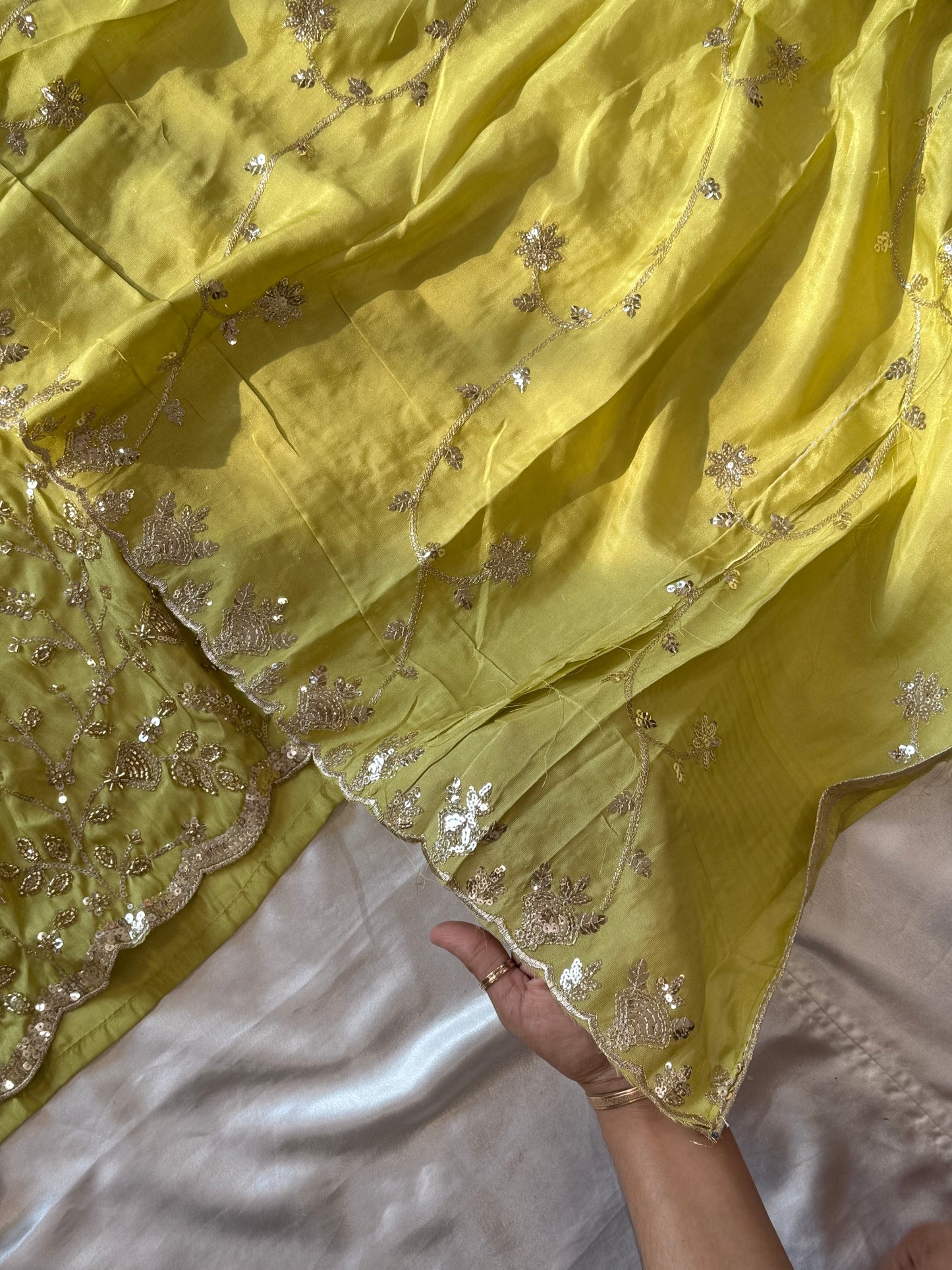 SILK READYMADE CO-ORD SET  5627