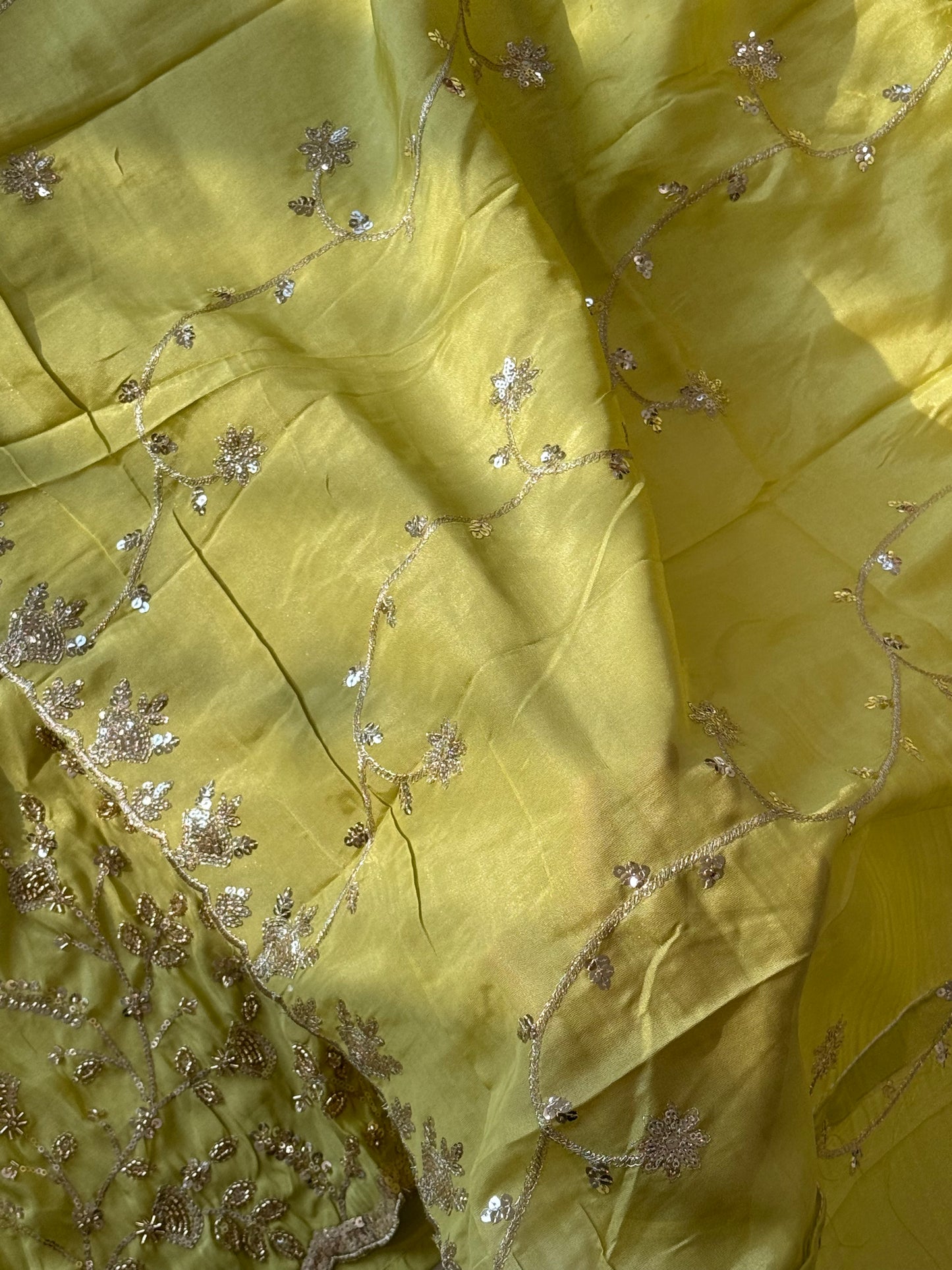 SILK READYMADE CO-ORD SET  5627