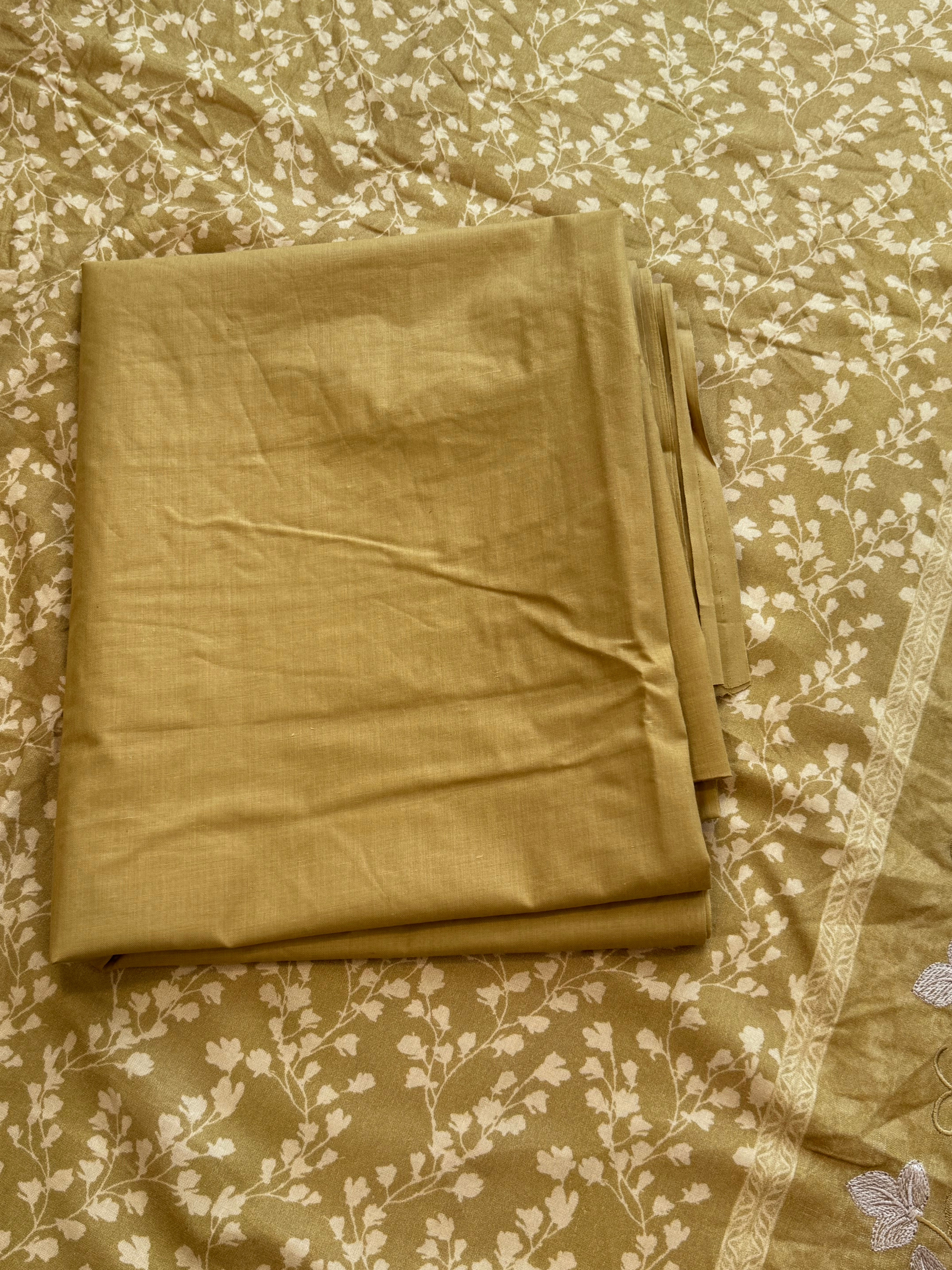 CASHMERE COTTON  EMBROIDERY SUIT 2 Q