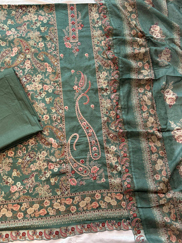 ZAIRA LAWN EMBROIDERY SUIT 3Q