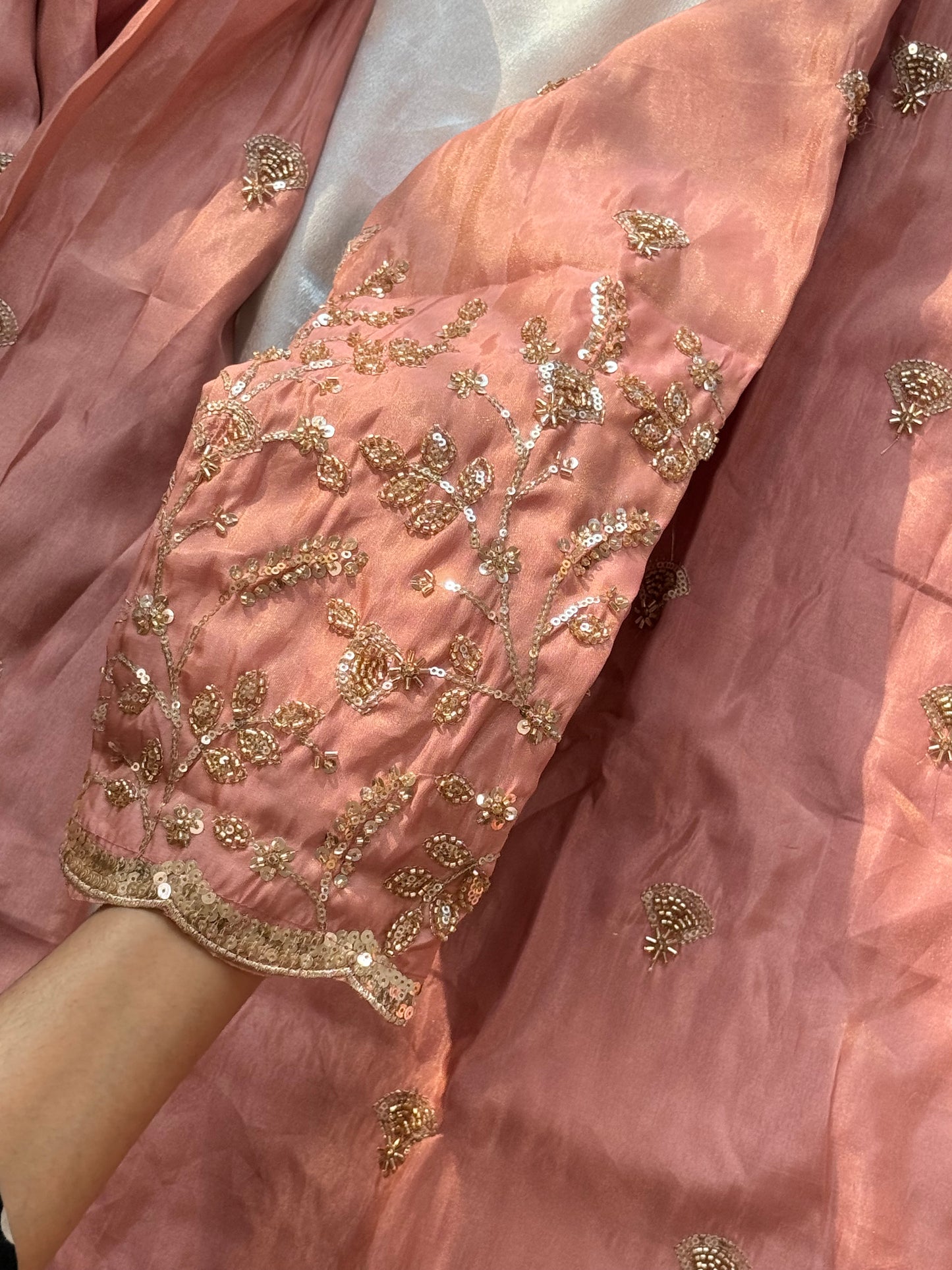 SILK READYMADE CO-ORD SET  5627