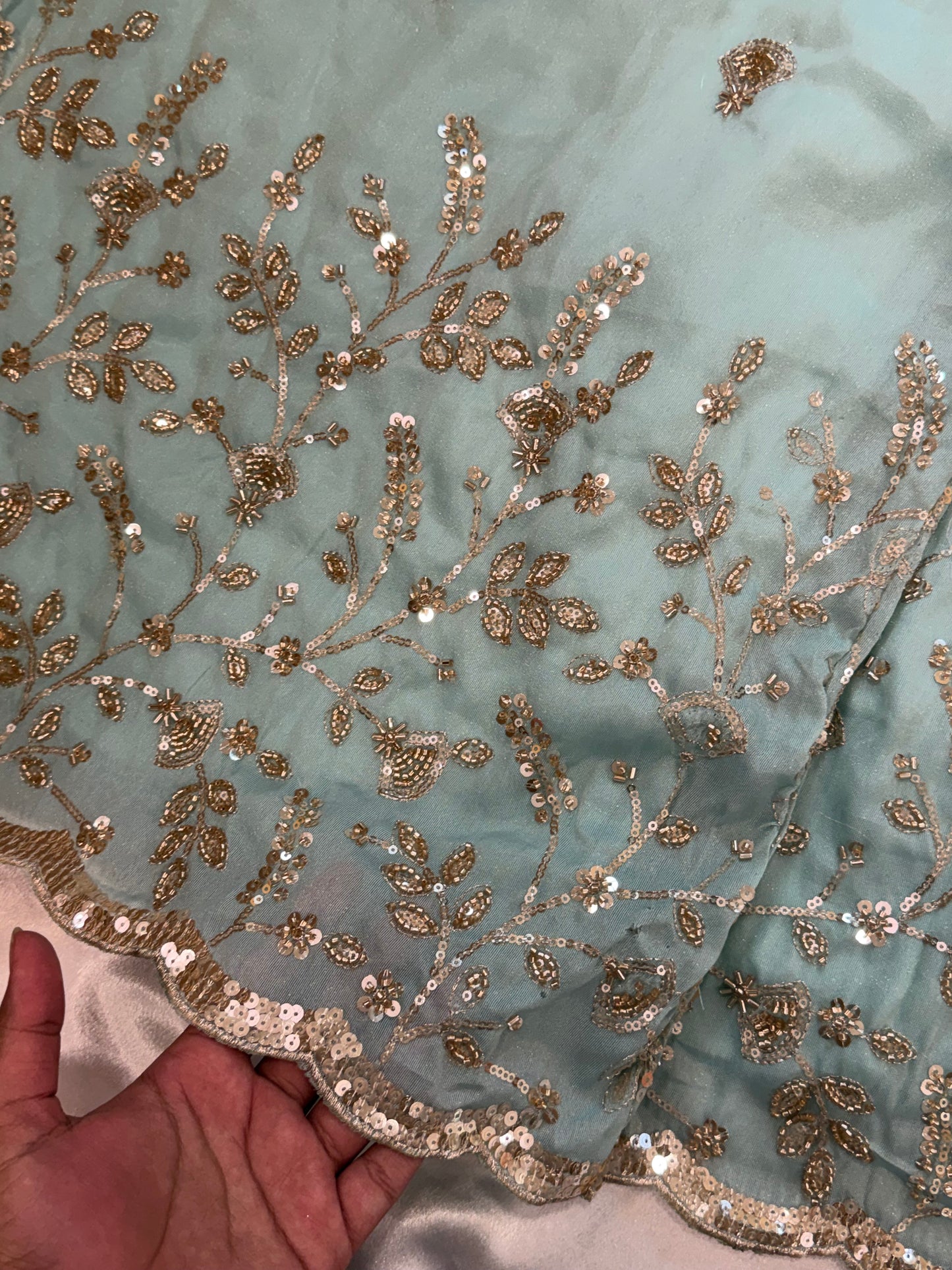 SILK READYMADE CO-ORD SET  5627