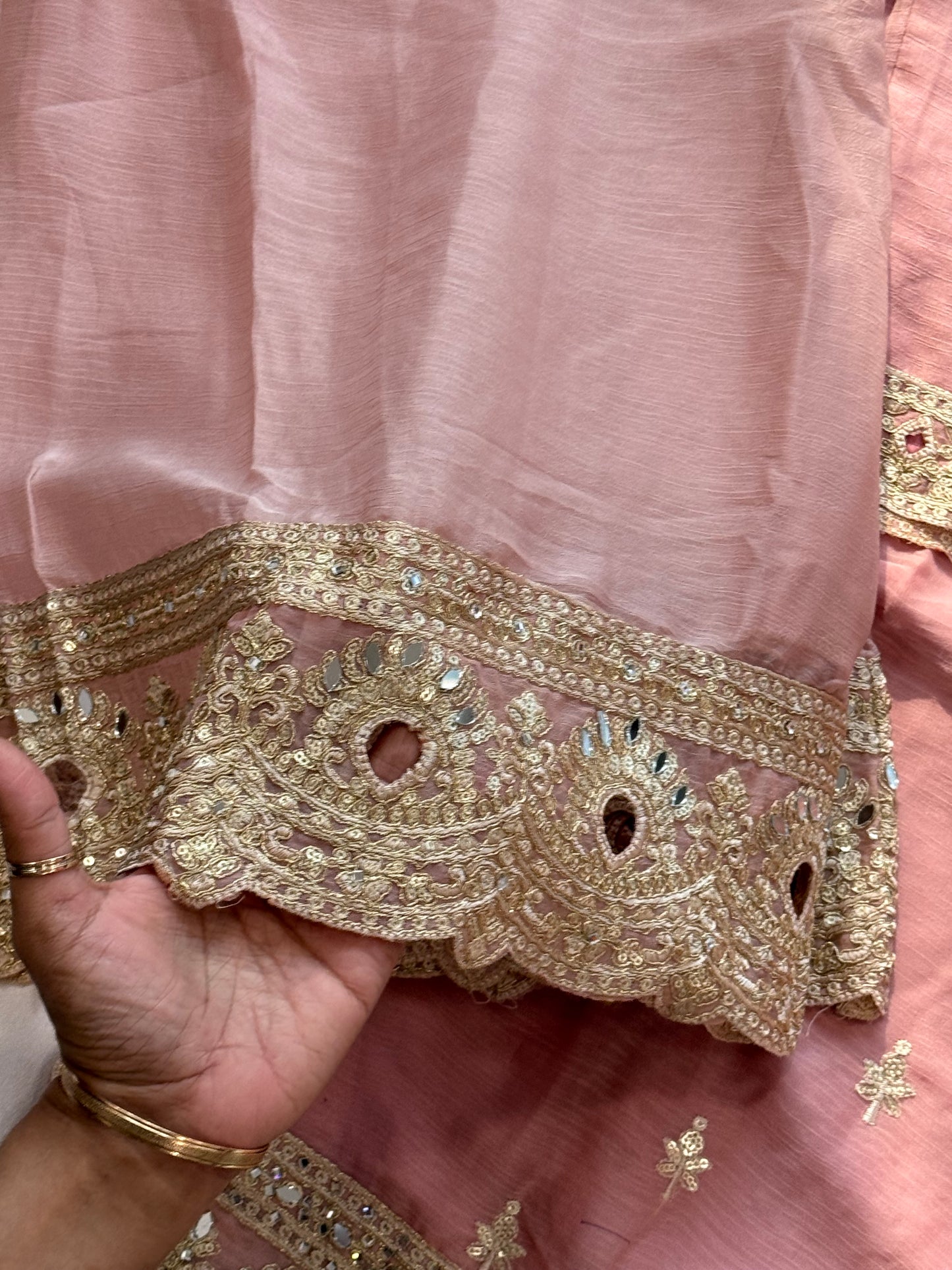 CHIFFON READYMADE EMBROIDERY SUIT 1