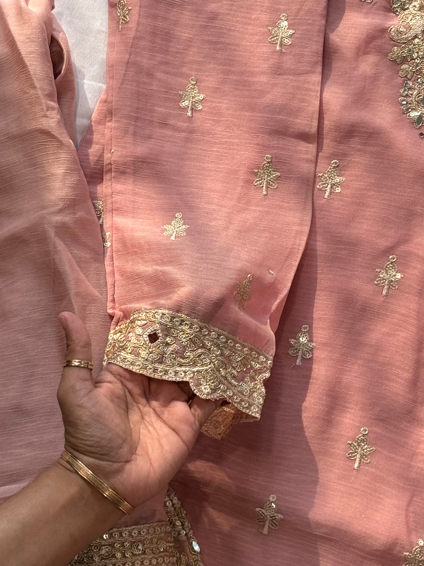 CHIFFON READYMADE EMBROIDERY SUIT 1