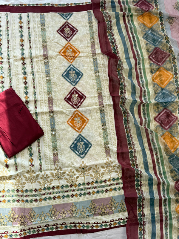 ROZANA PURE COTTON SUIT 59 Q