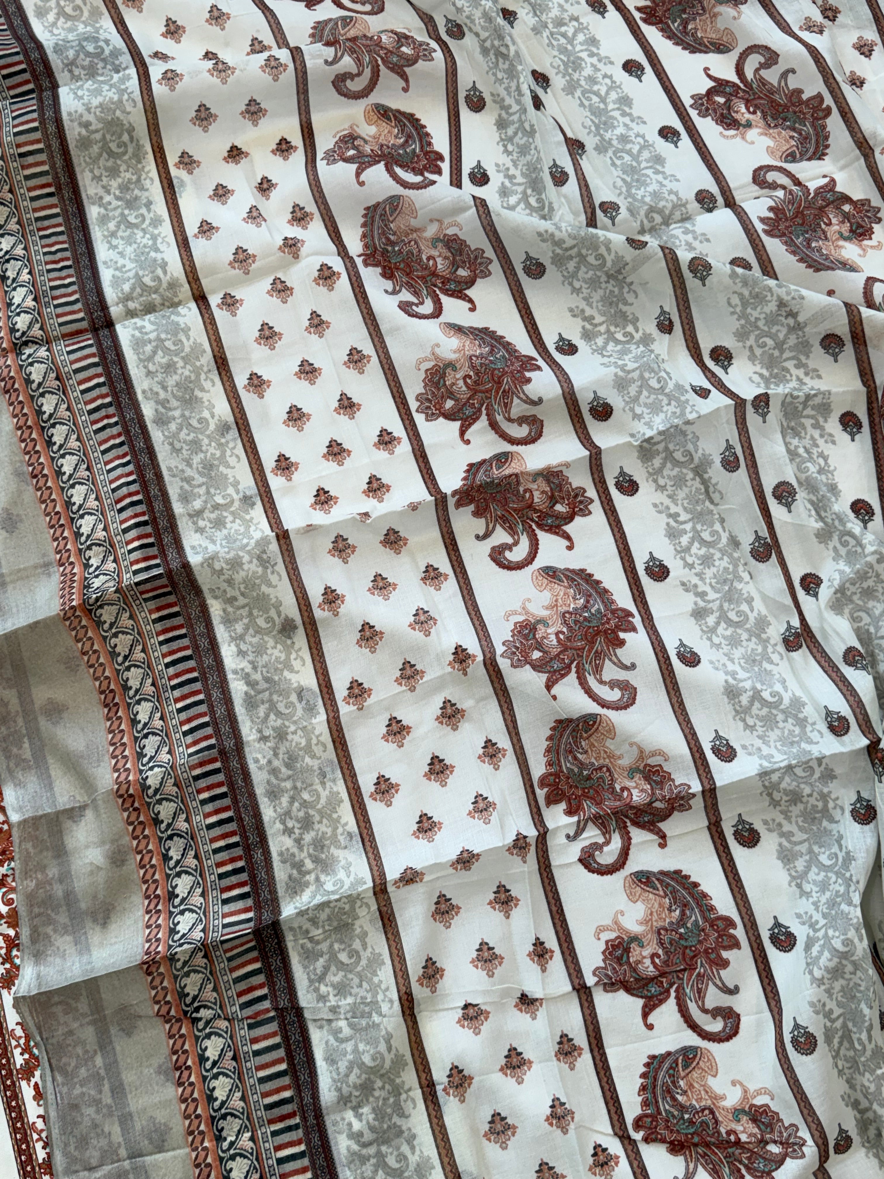 PAISELY LAWN EMBROIDERY SUIT 4 Q