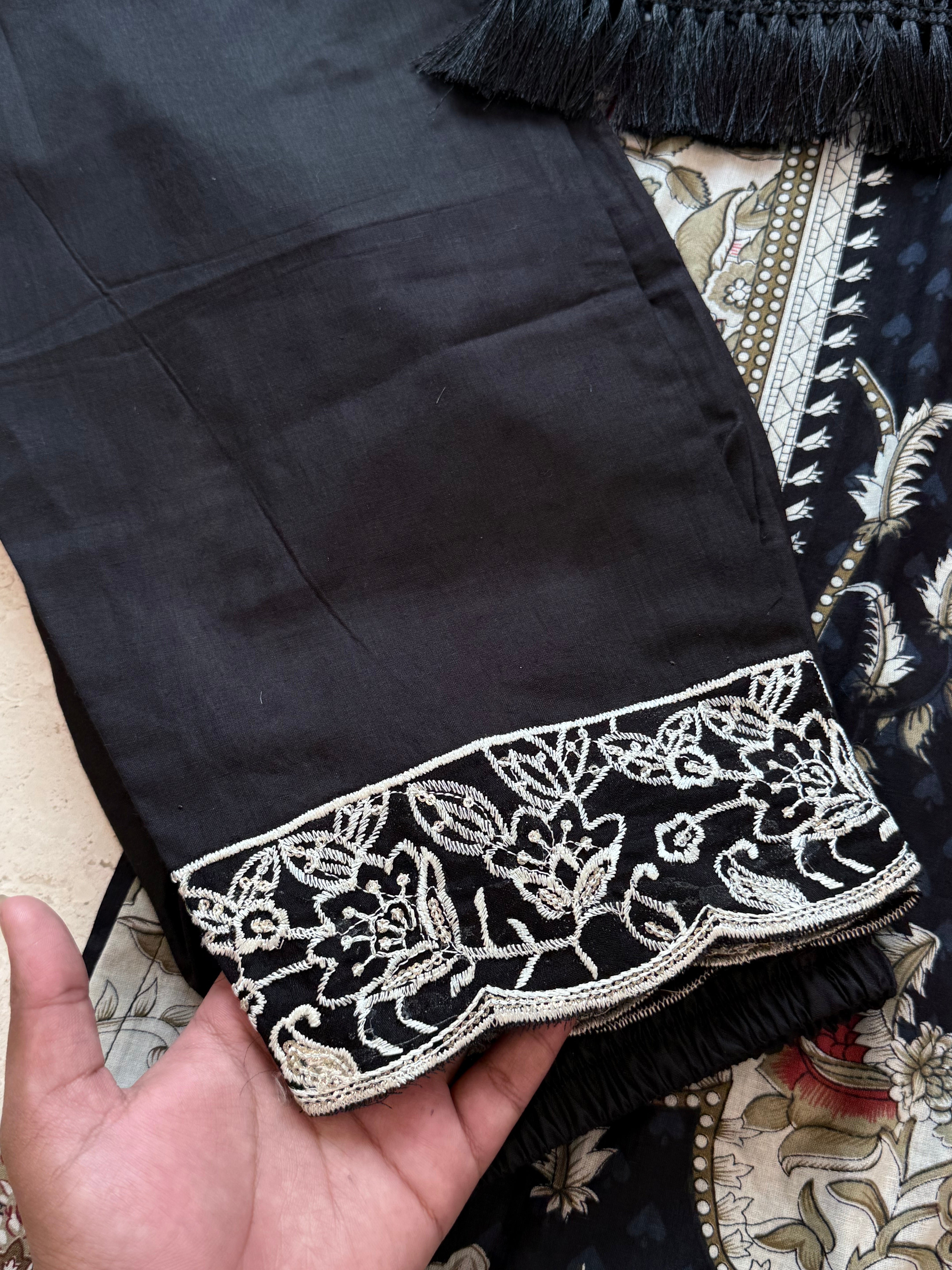 HARSHA BLACK READYMADE SUIT