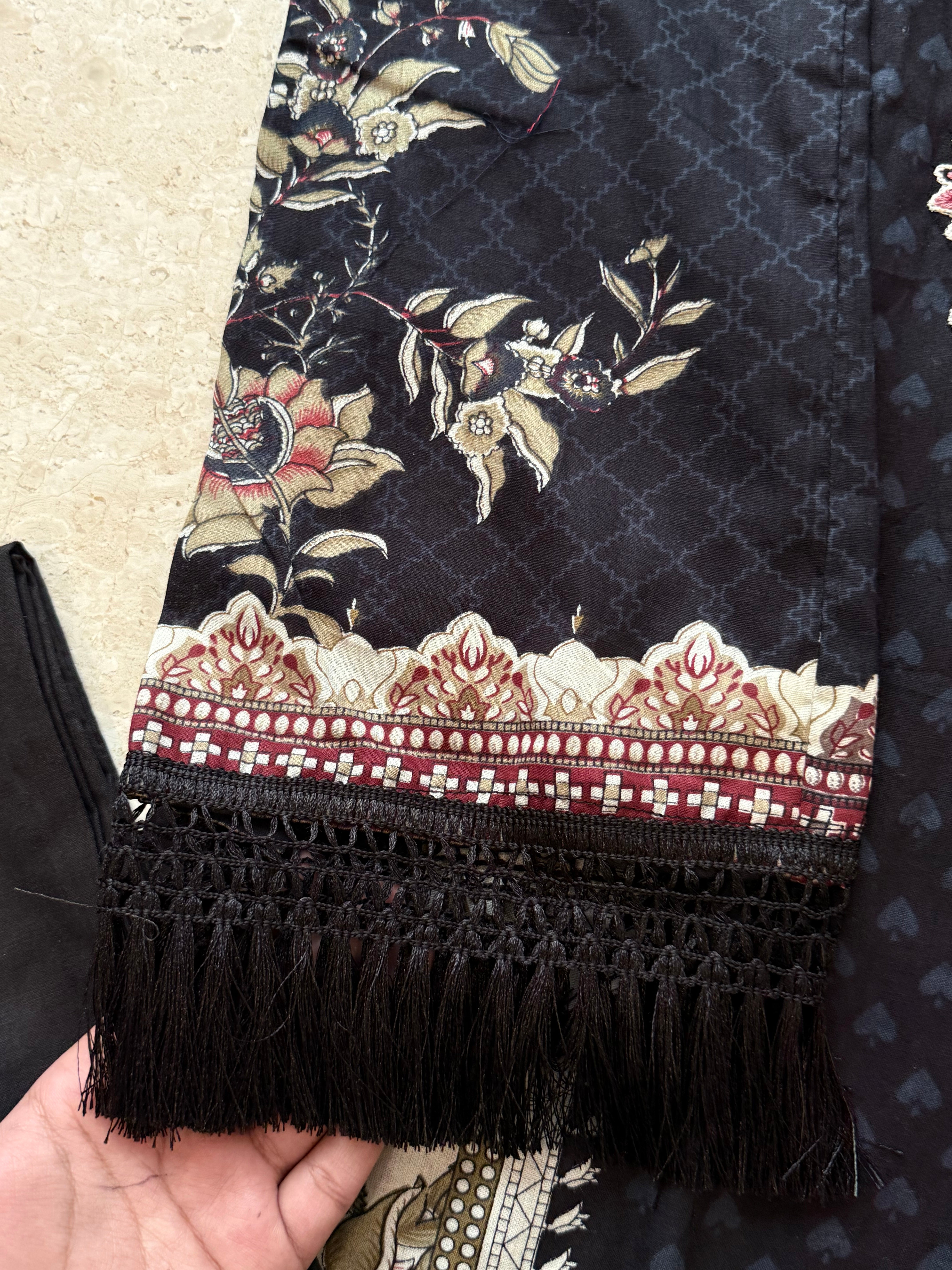 HARSHA BLACK READYMADE SUIT