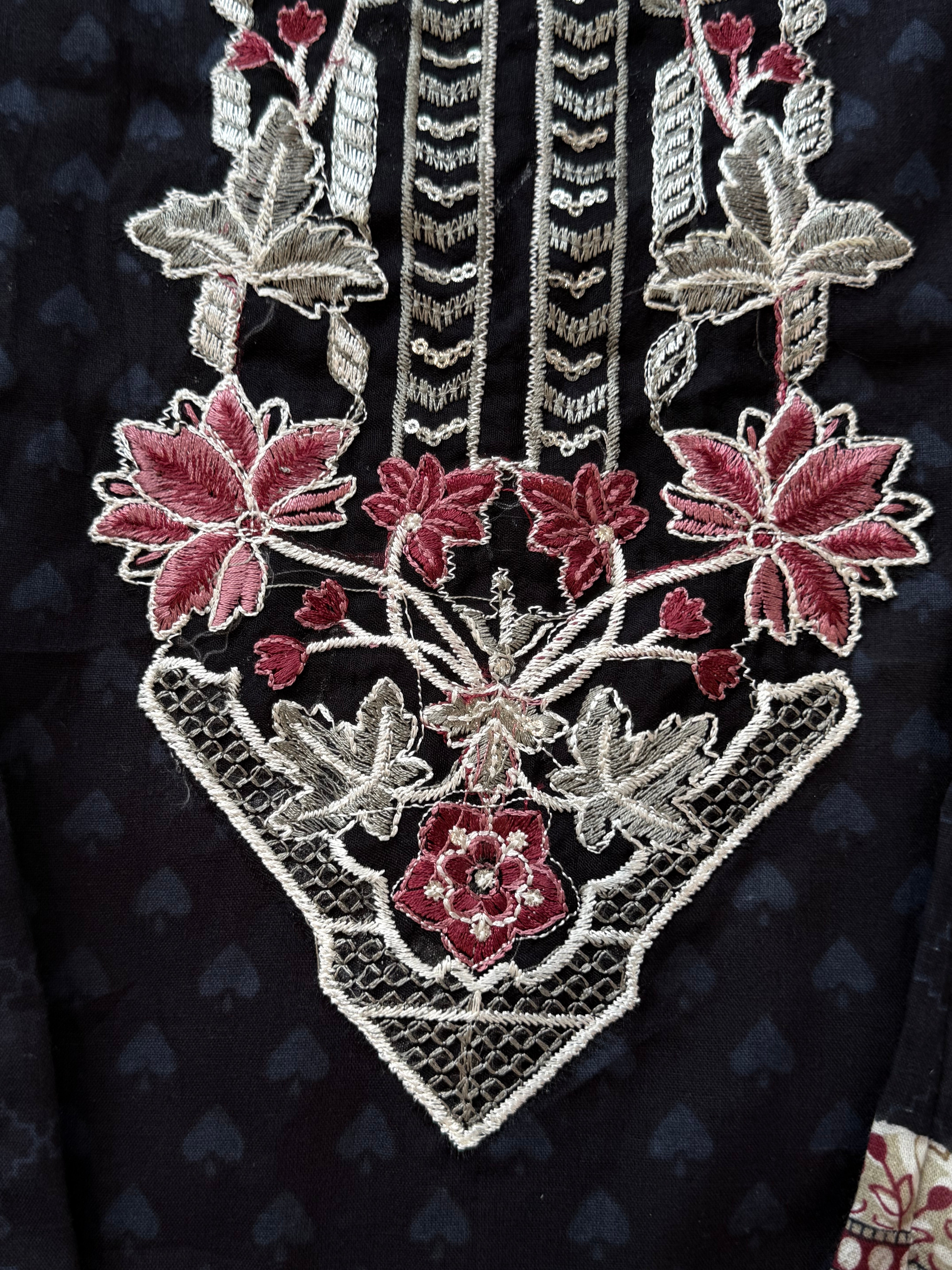 HARSHA BLACK READYMADE SUIT