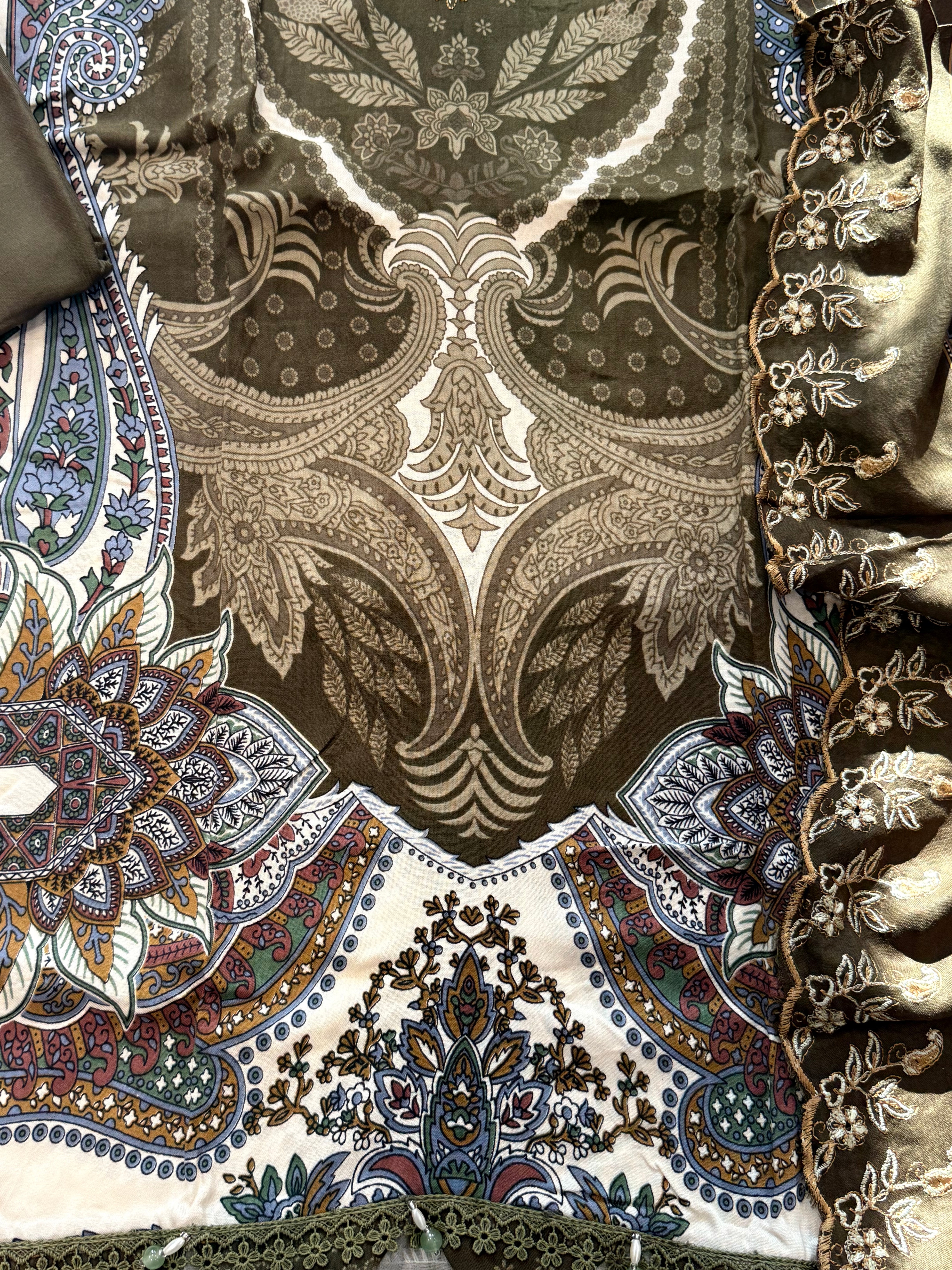 BINSAEED LAWN READYMADE SUIT 4 Q
