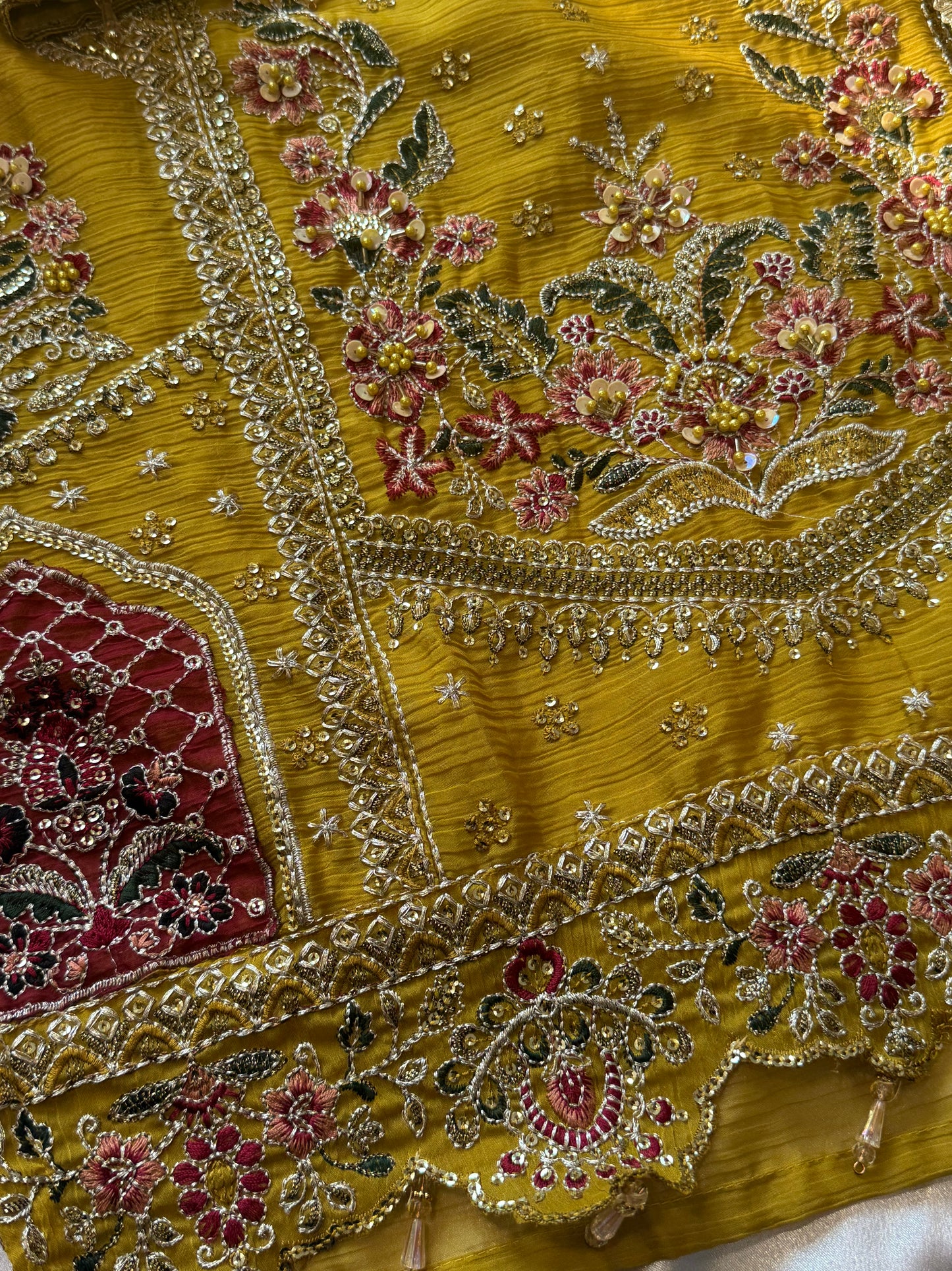 HARSHA MUSTERED GARARA SUIT Q