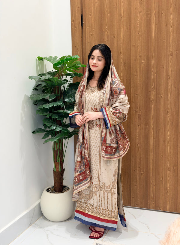 HARSHA MUSLIN READYMADE SUIT 3