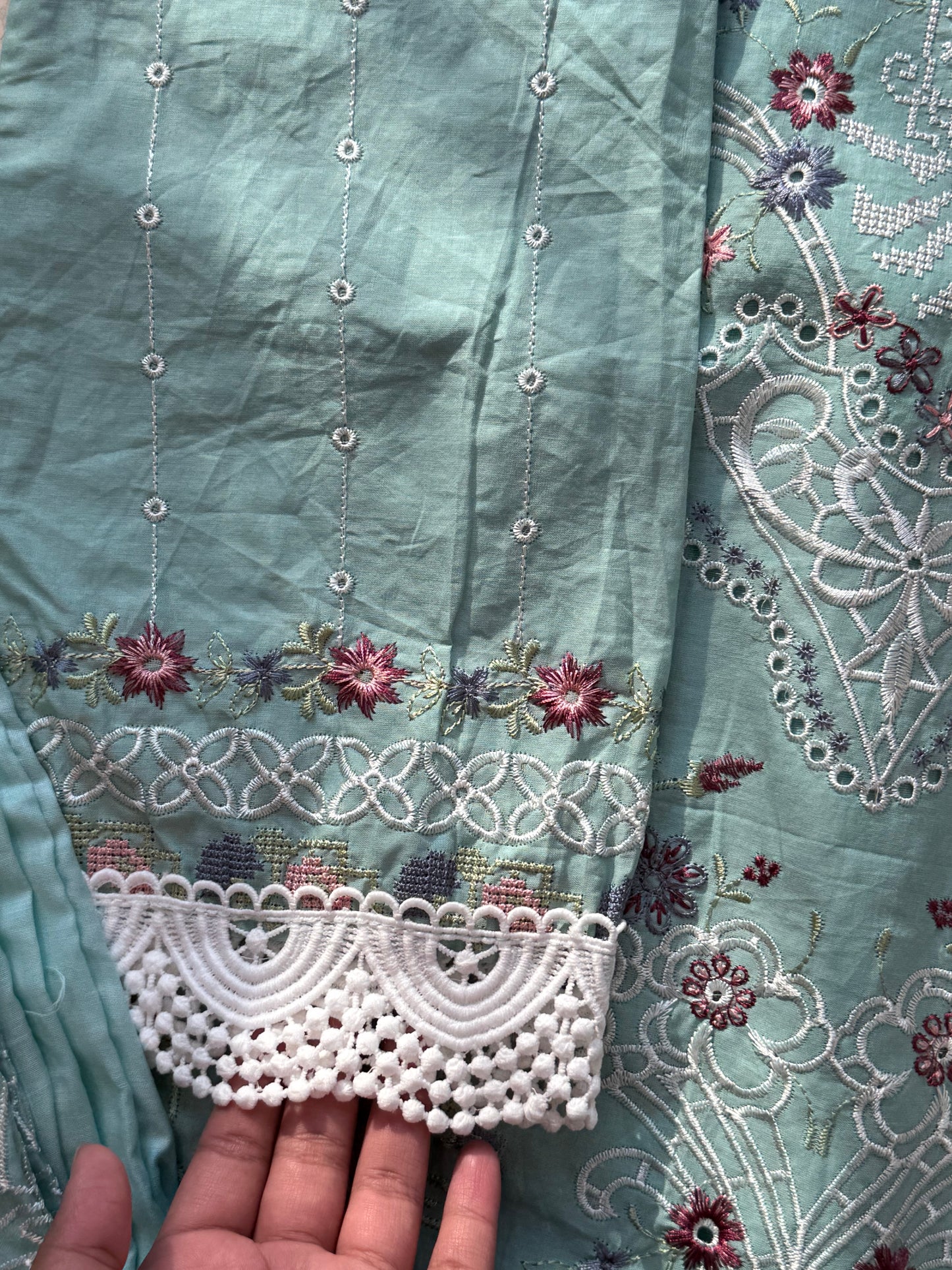 HANIA GREEN READYMADE SUIT