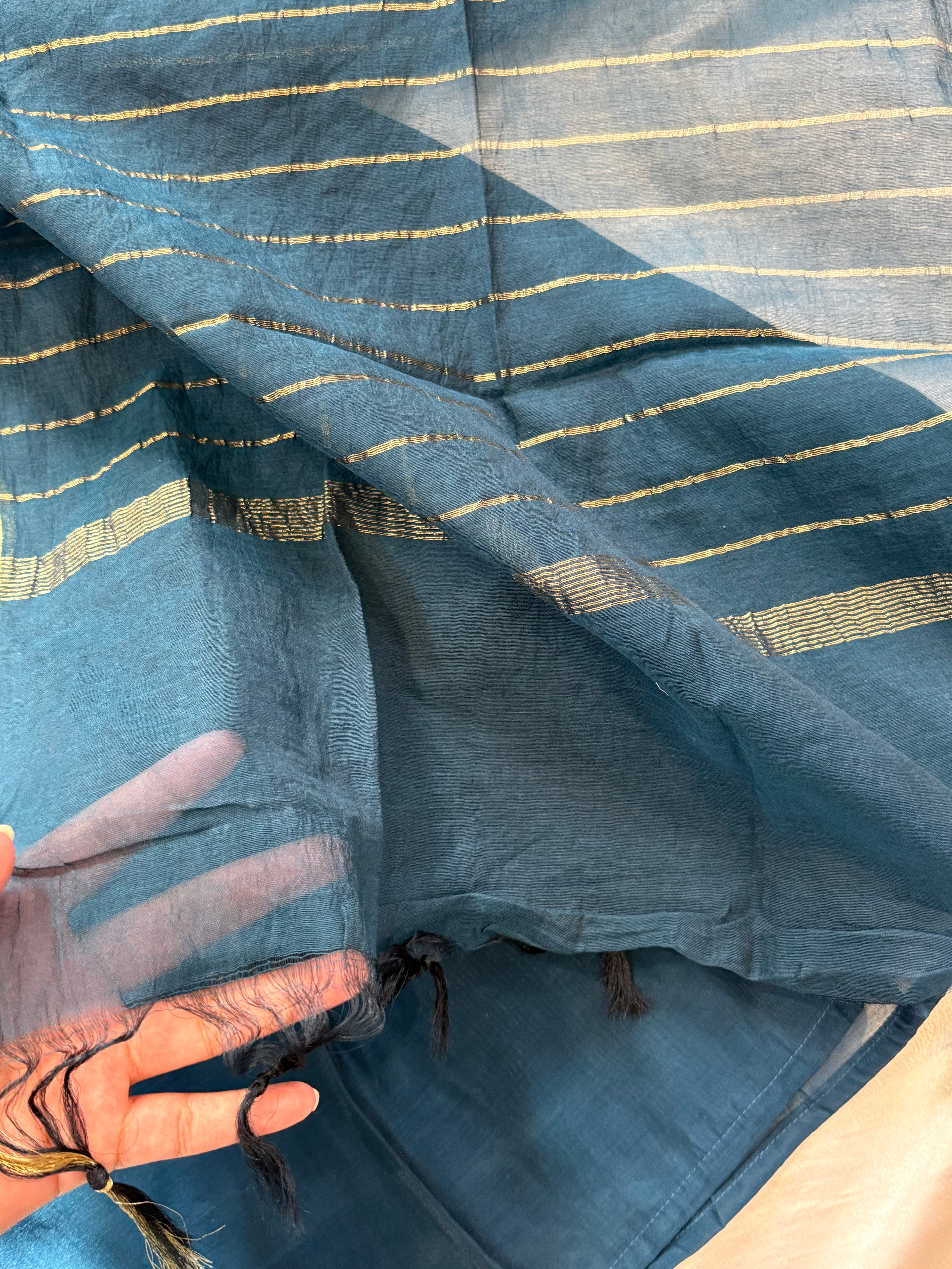 MUL CHANDERI HANDWORK FROCK 1