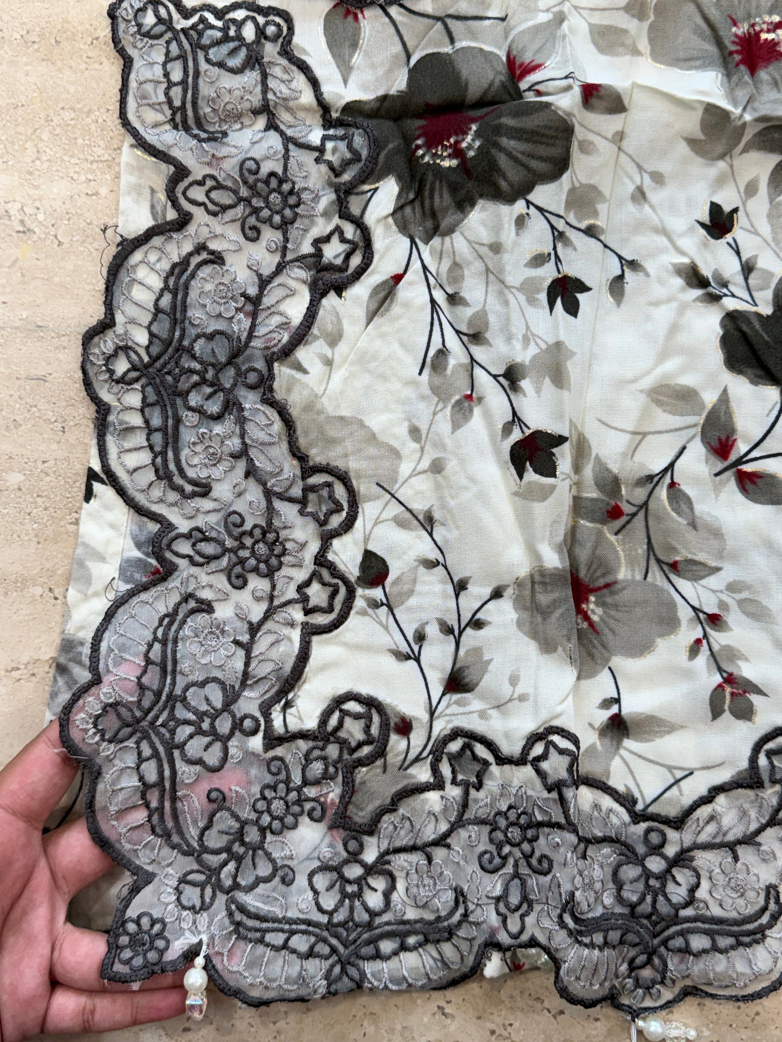 LAWN CUTWORK FARSHI SHALWAR SUIT 4 R