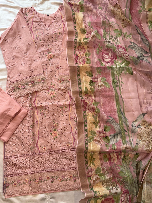 RAHI PURE COTTON EMBROIDERY SUIT 4