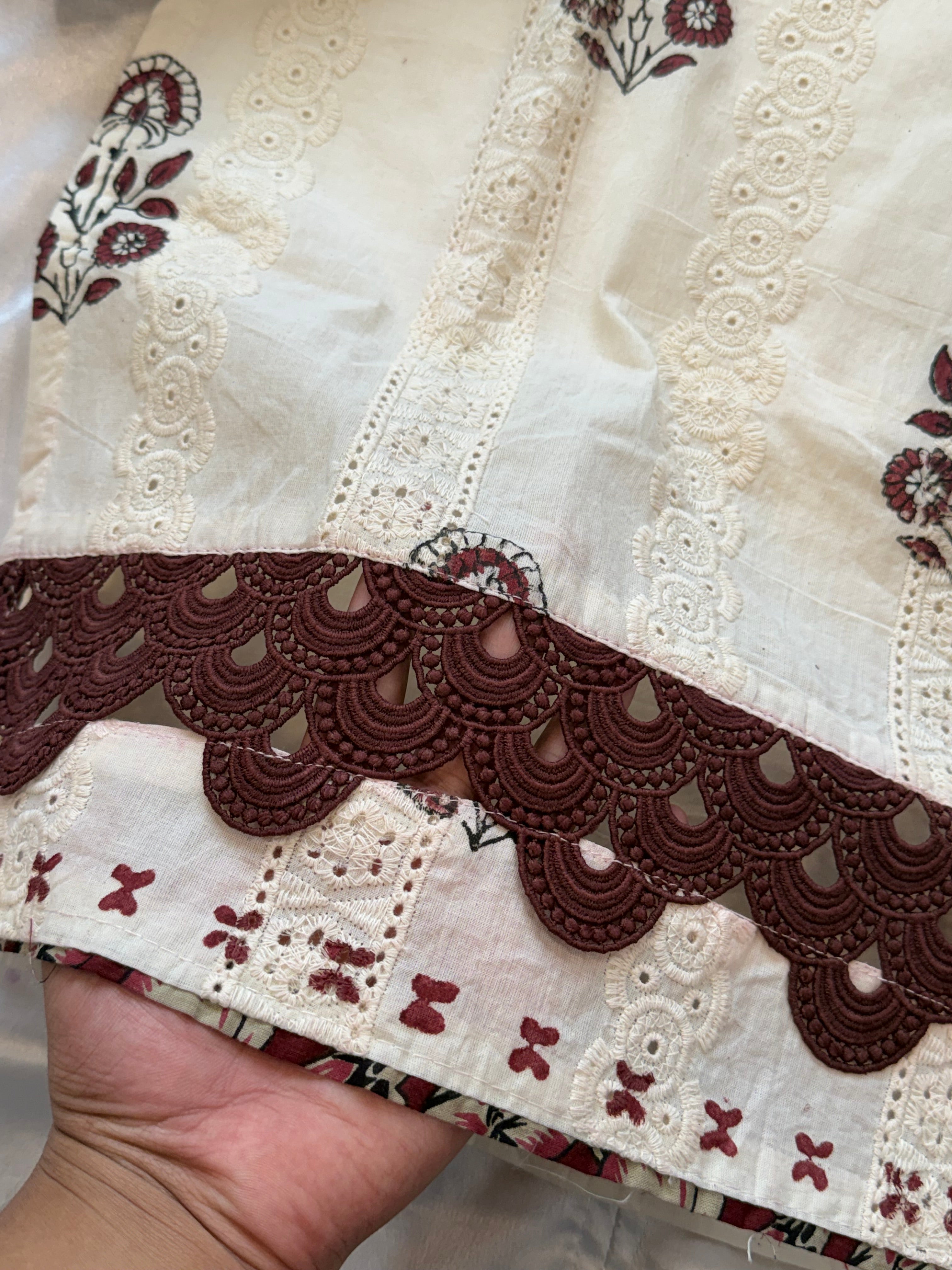 SOUTH COTTON READYMADE EMBROIDERY SUIT