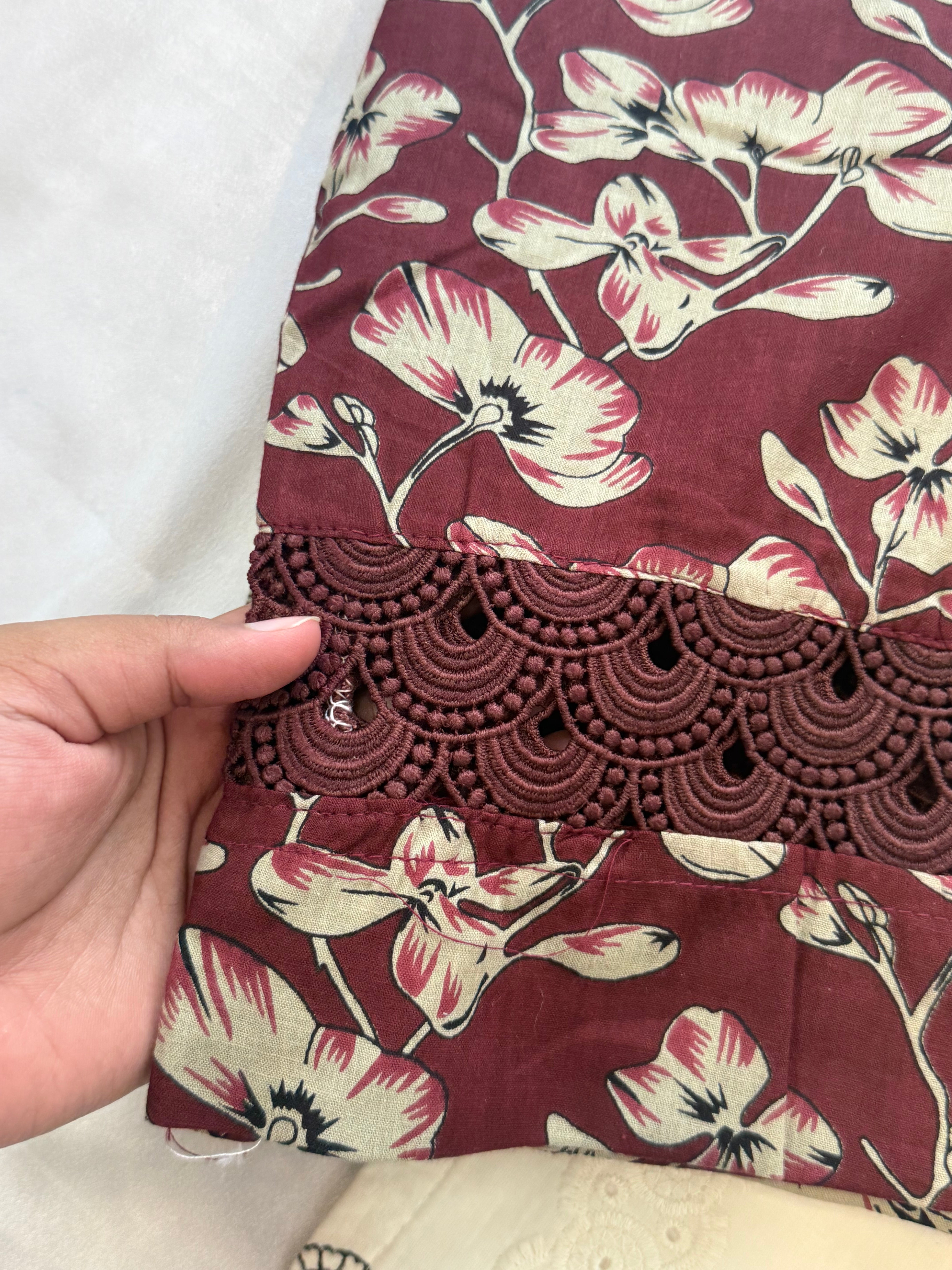 SOUTH COTTON READYMADE EMBROIDERY SUIT