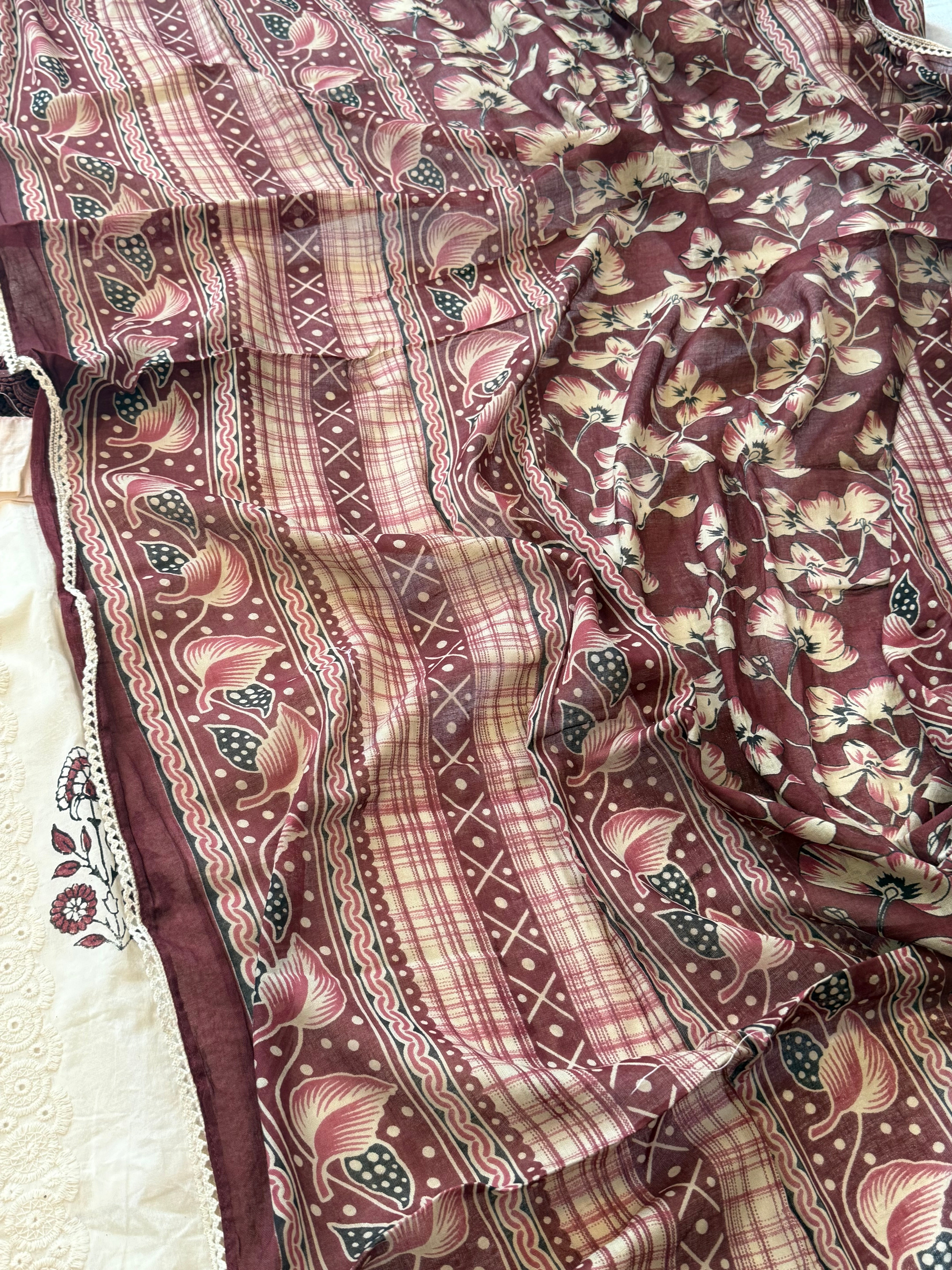 SOUTH COTTON READYMADE EMBROIDERY SUIT