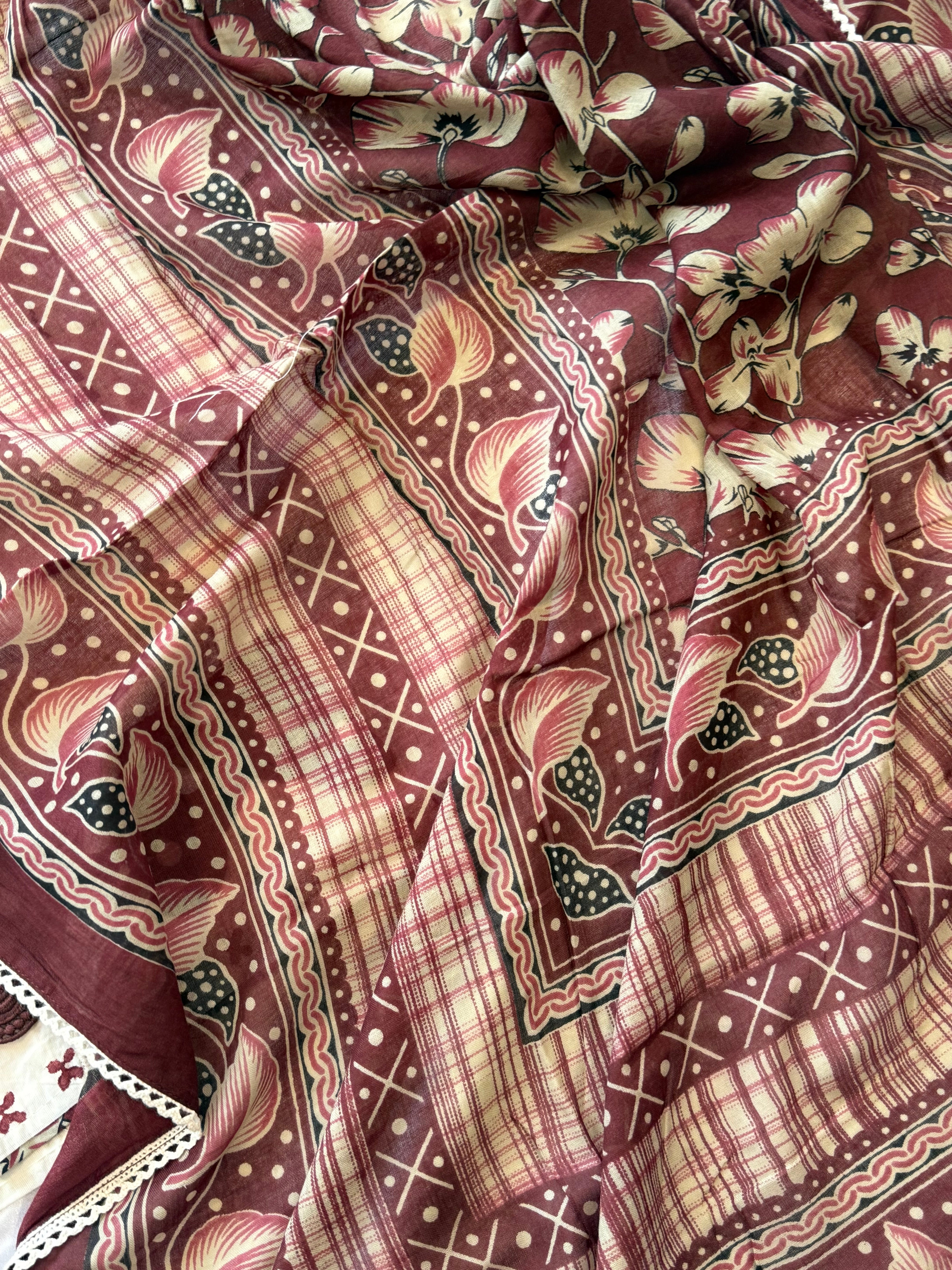 SOUTH COTTON READYMADE EMBROIDERY SUIT
