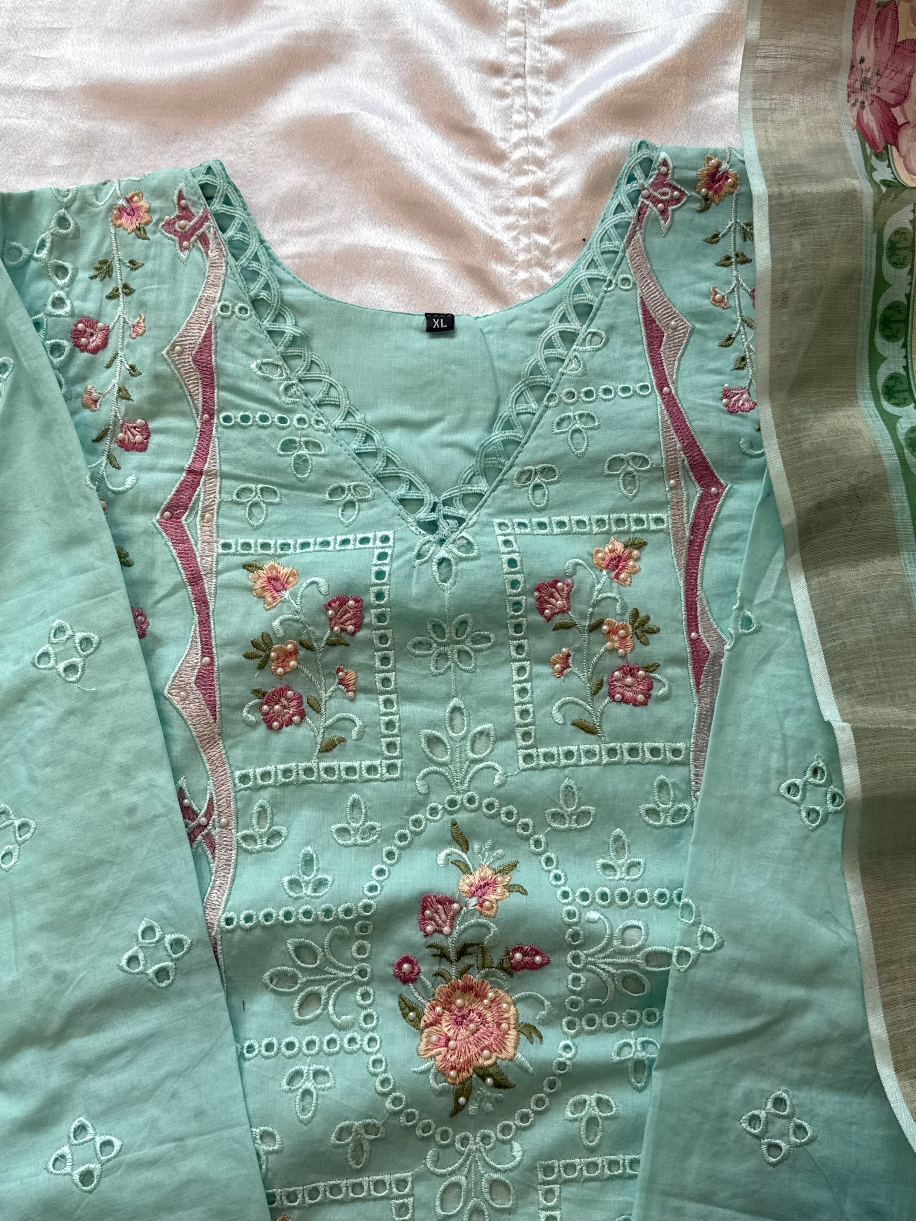RAHI PURE COTTON EMBROIDERY SUIT 2