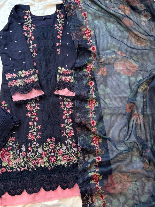 BLUE PATCH READYMADE SUIT