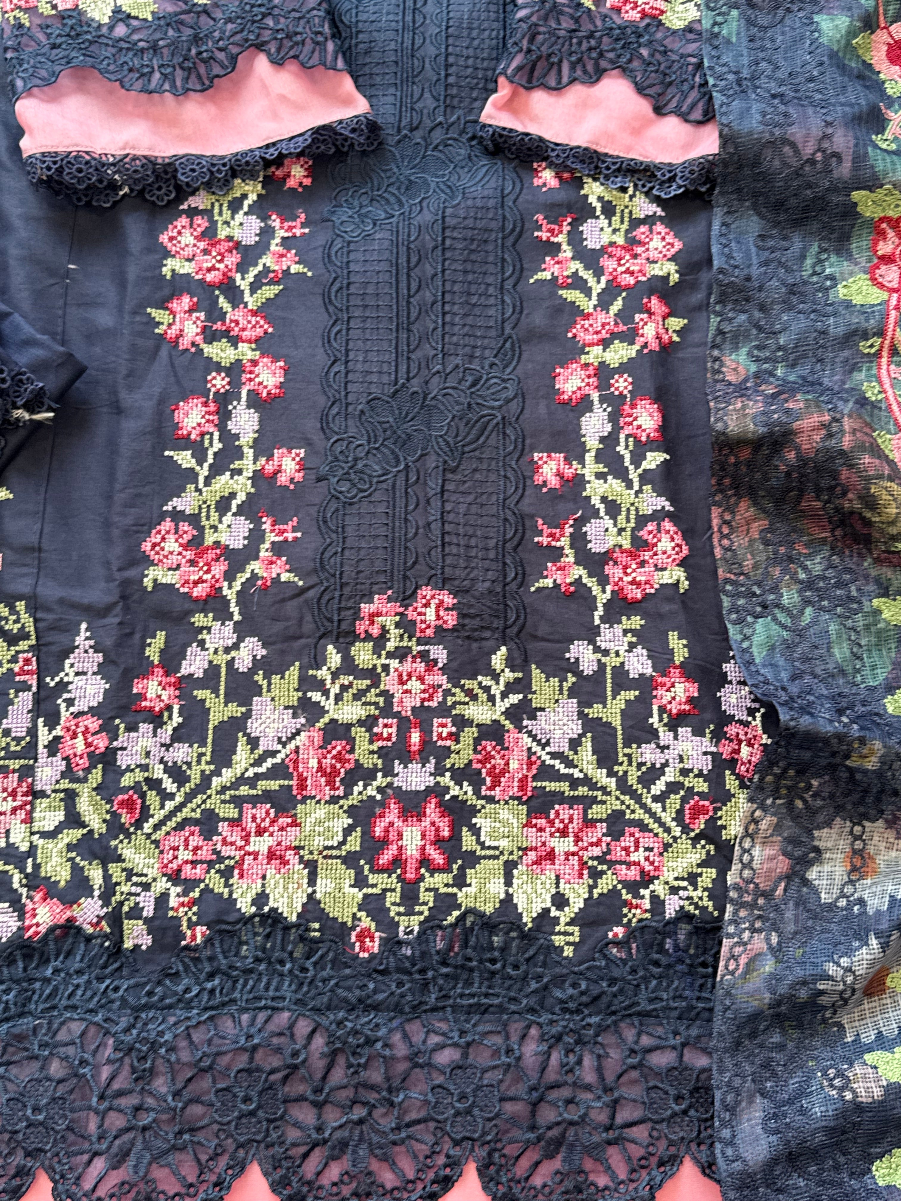 BLUE PATCH READYMADE SUIT