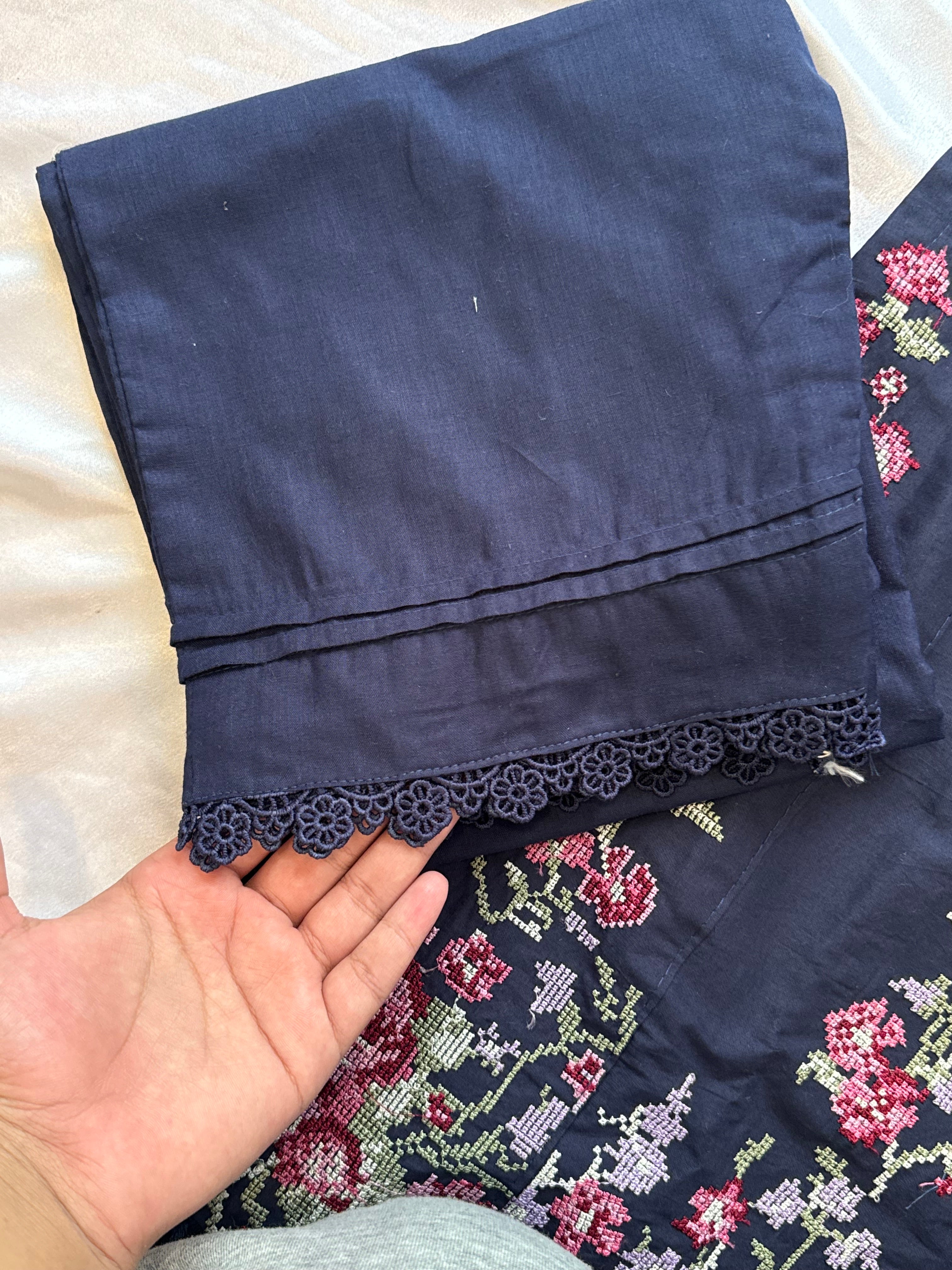 BLUE PATCH READYMADE SUIT