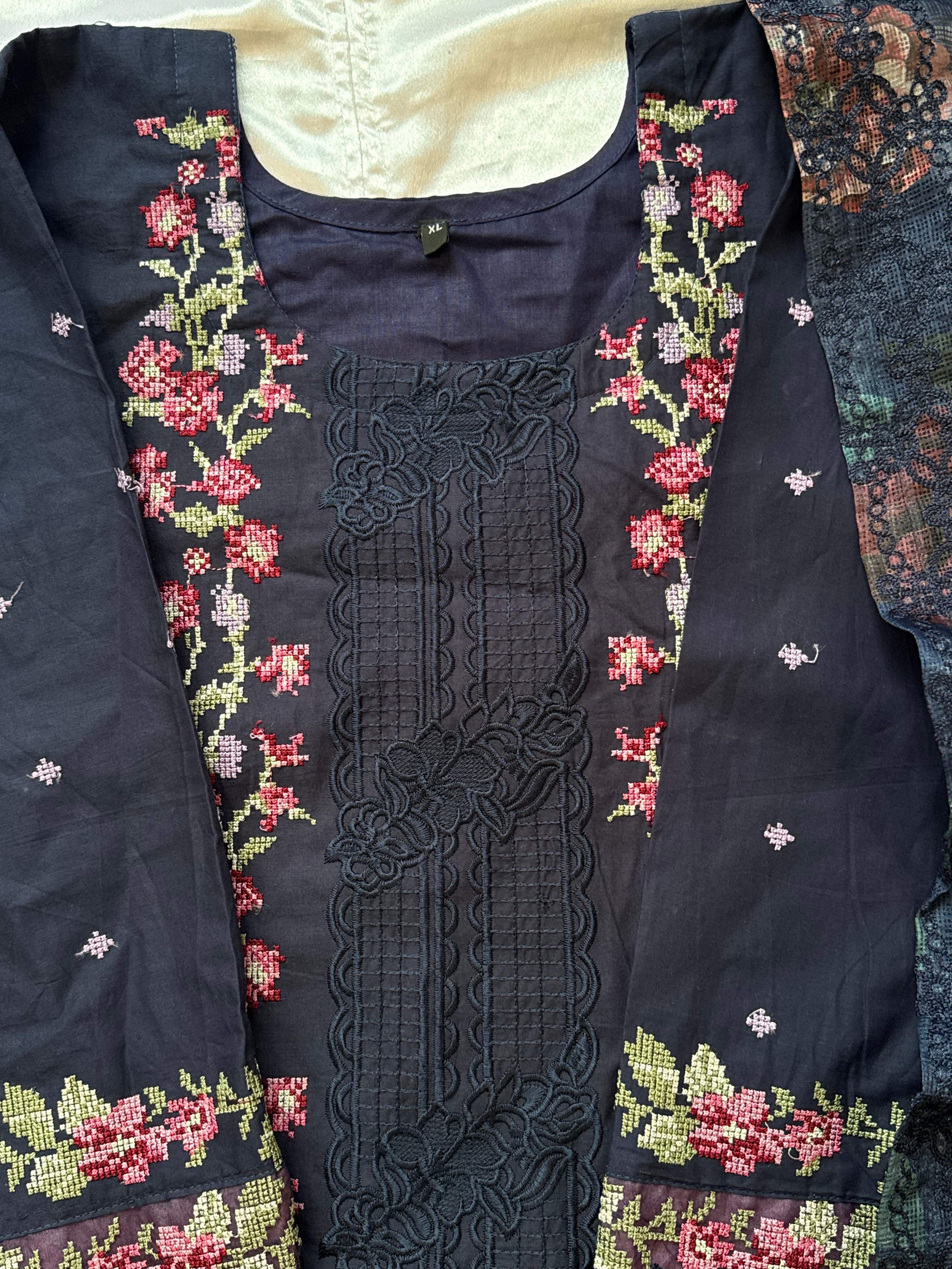 BLUE PATCH READYMADE SUIT