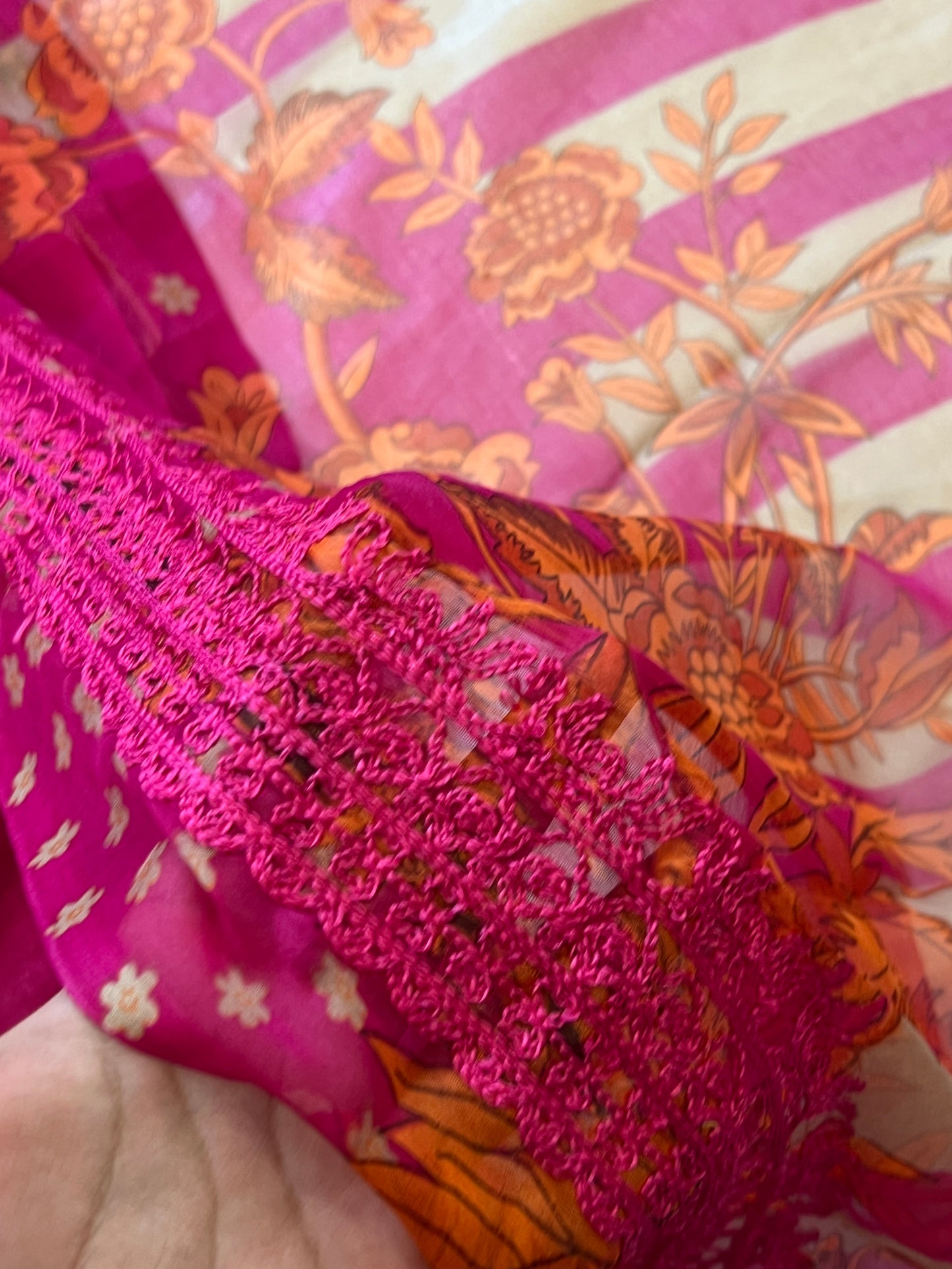RANI PINK COTTON EMBROIDERY SUIT