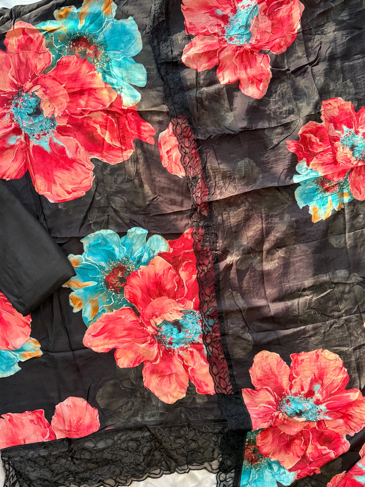 SHAHEEN PURE MSULIN SUIT 14 Q