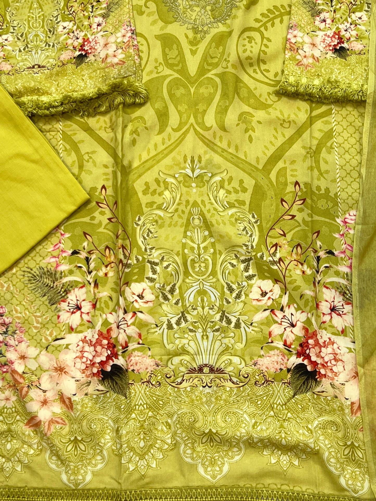 NIZAAM LAWN EMBROIDERY READYMADE SUIT 3