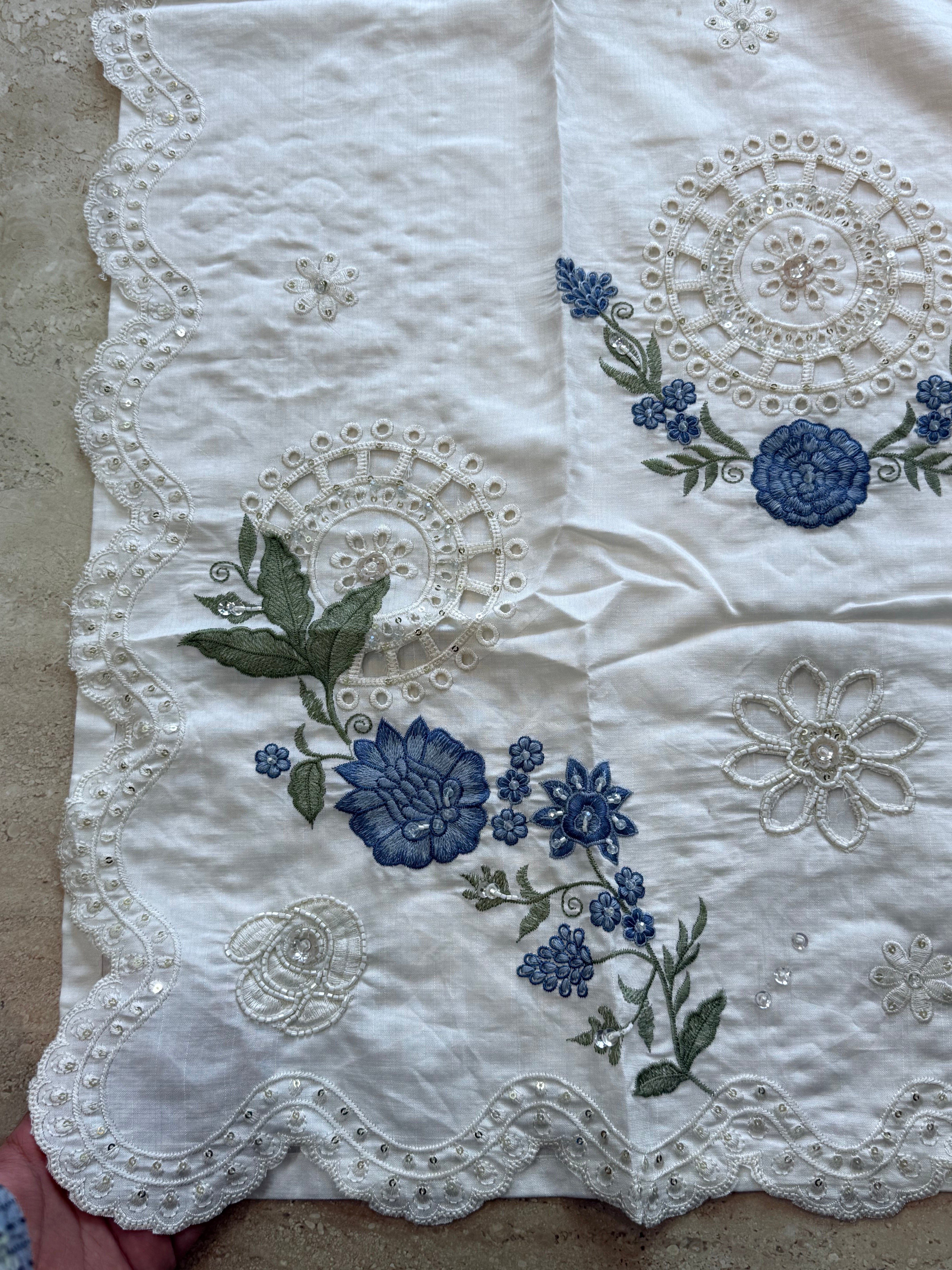 MILKY WHITE CUTWORK EMBROIDERY SUIT 1 Q