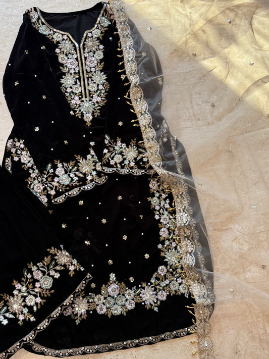 JIMMY CHOO VELVET READYMADE SUIT 4 Q