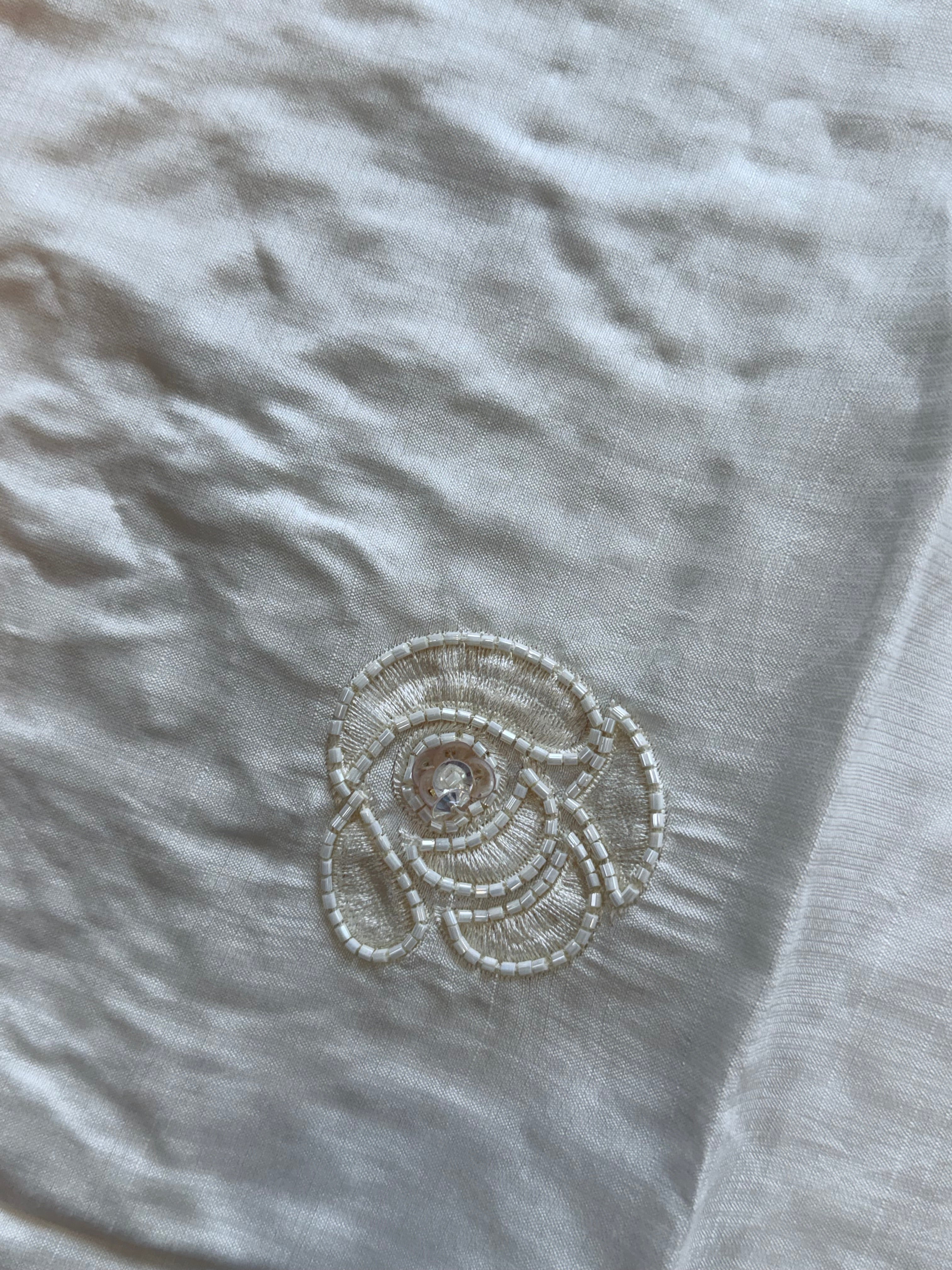 MILKY WHITE CUTWORK EMBROIDERY SUIT 1 Q