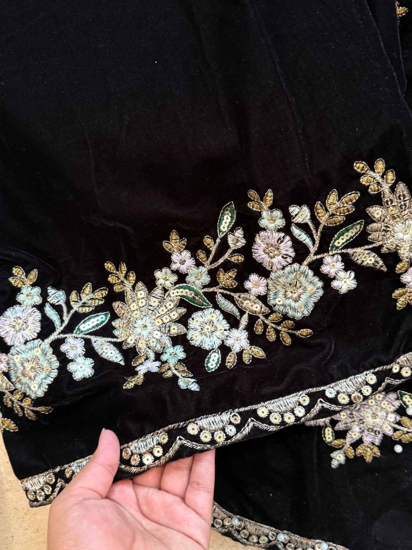 JIMMY CHOO VELVET READYMADE SUIT 4 Q