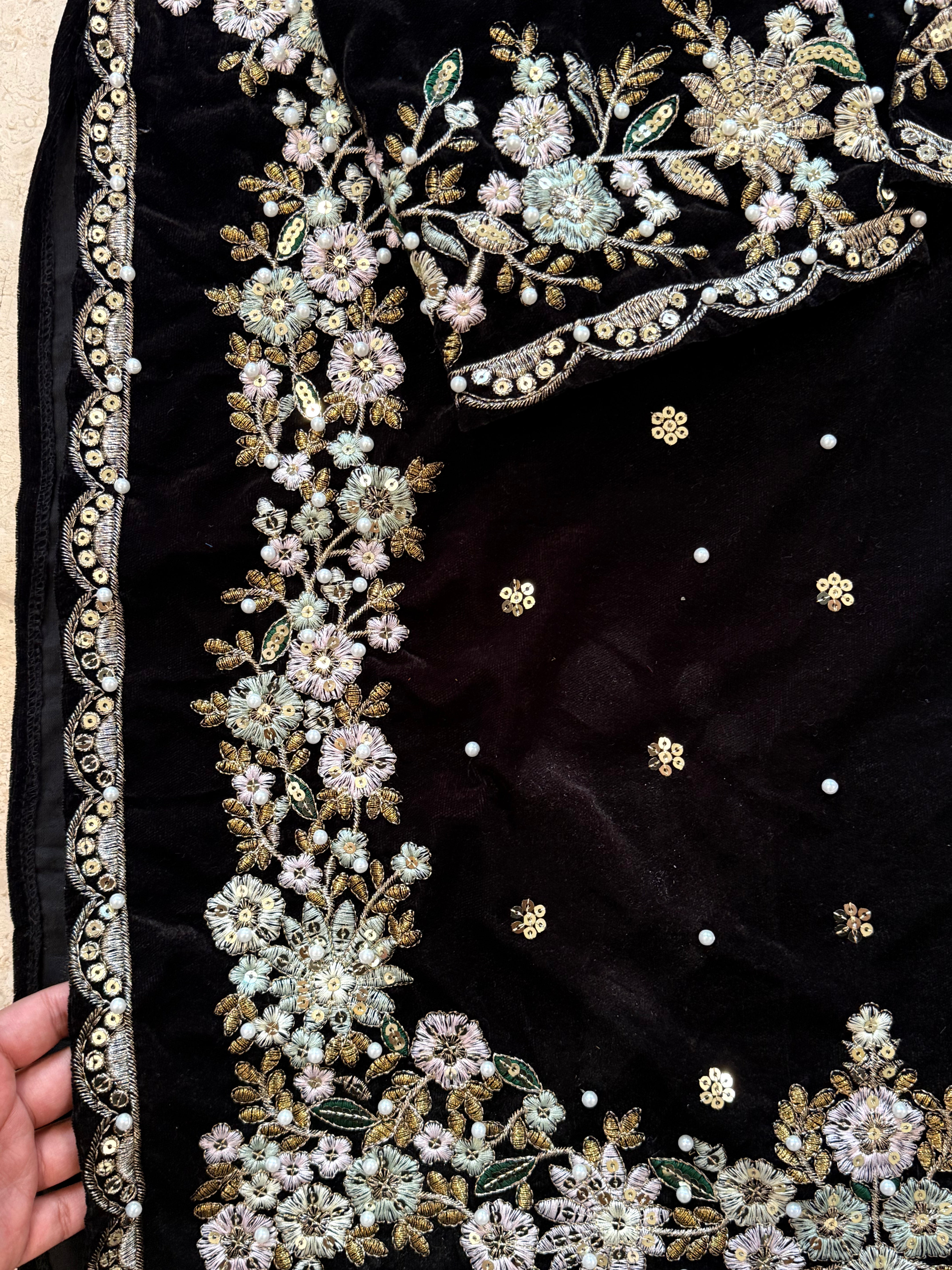 JIMMY CHOO VELVET READYMADE SUIT 4 Q