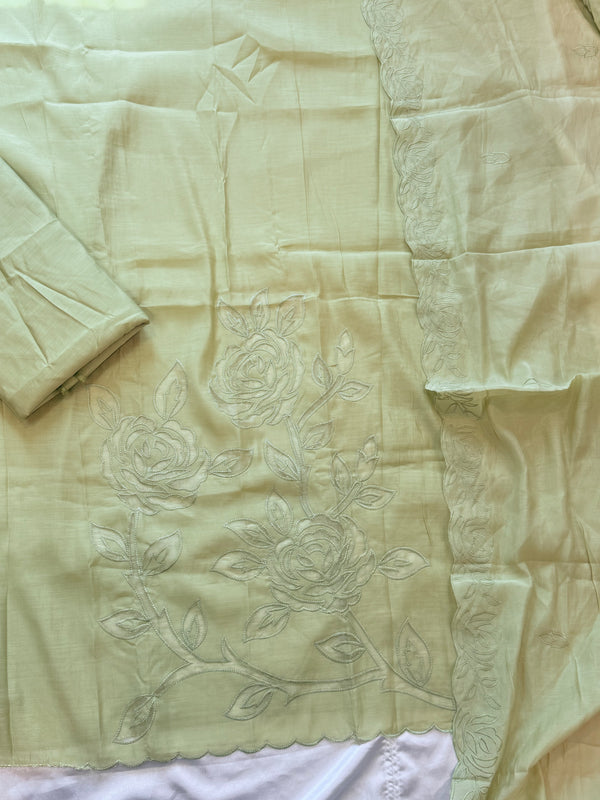 MUL CHANDERI CUTWORK SUIT 7001 Q