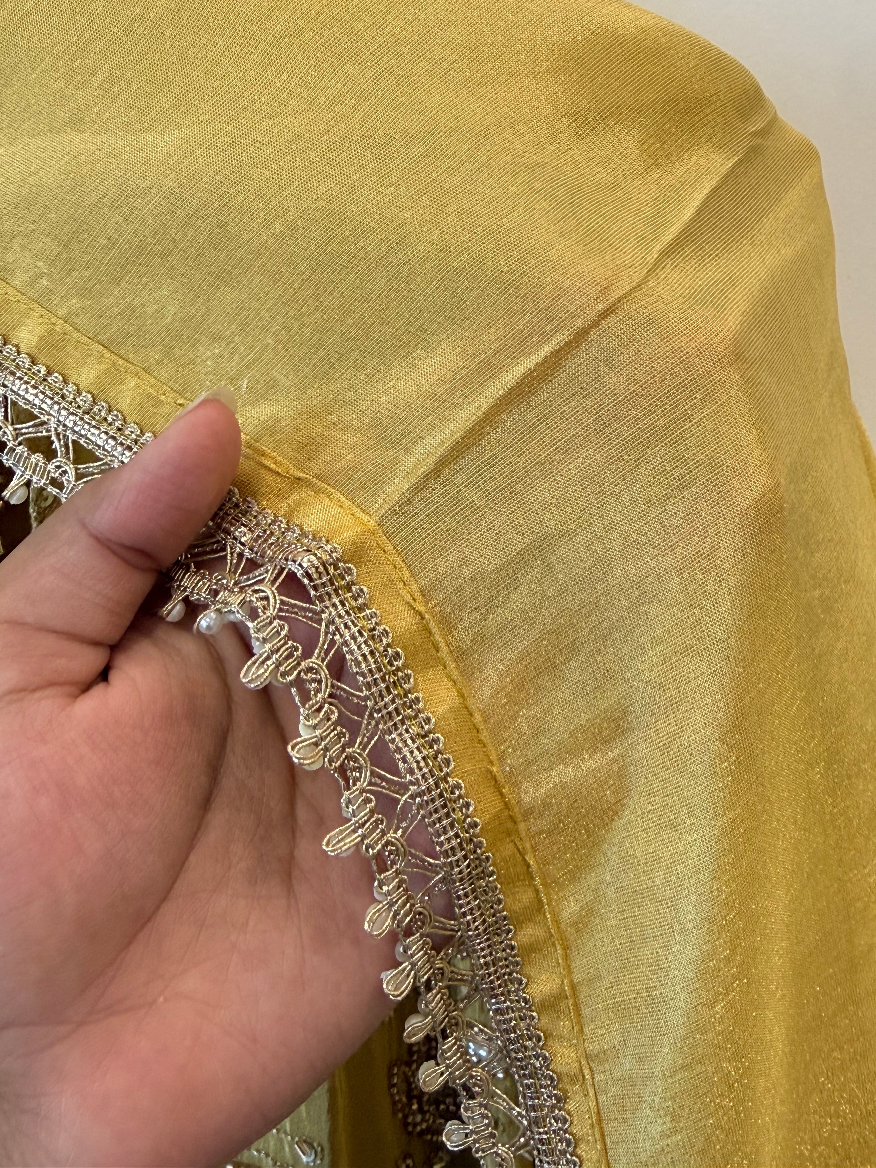 PARO MUSTERED HANDWORK FROCK 12 Q