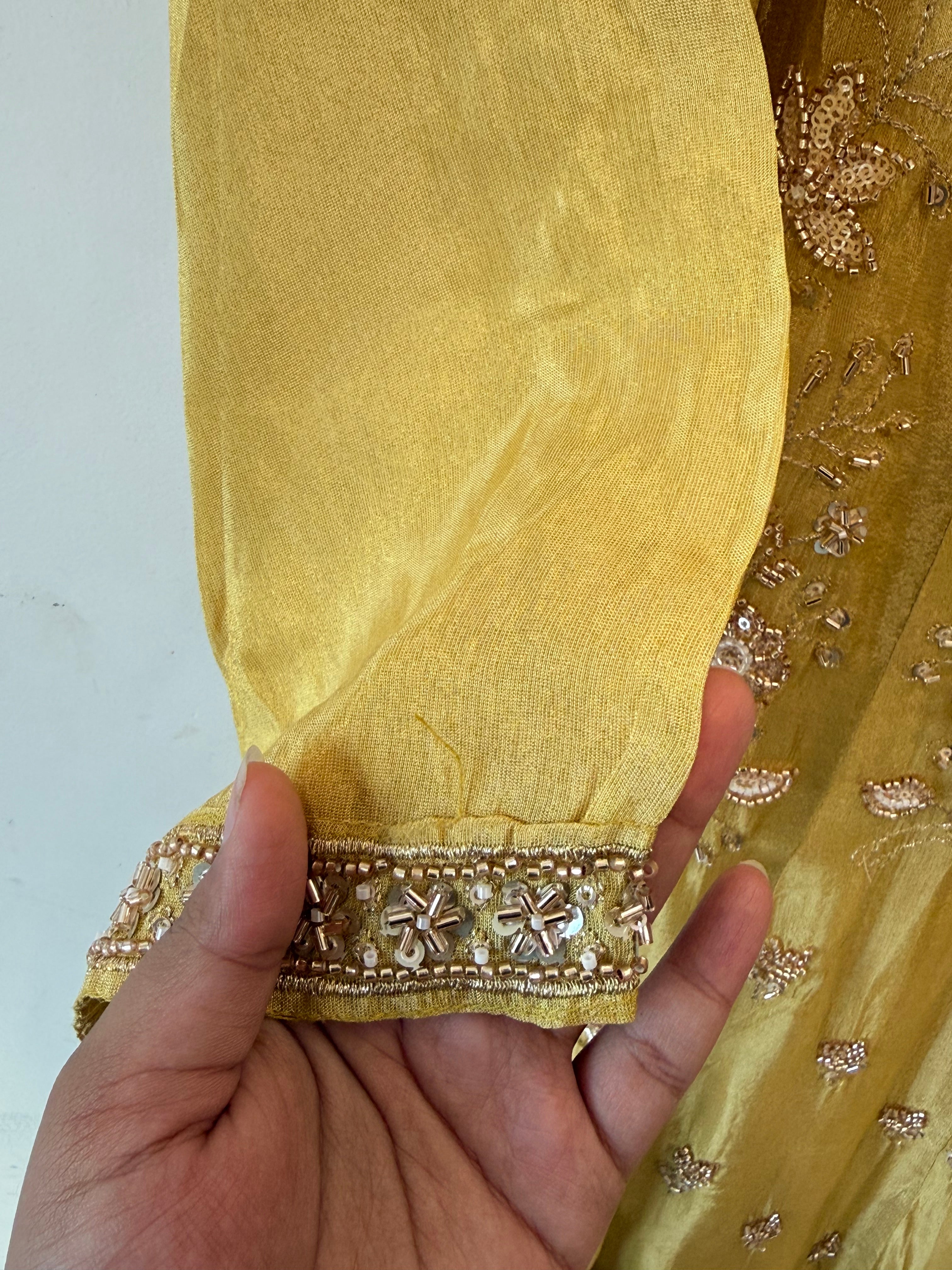 PARO MUSTERED HANDWORK FROCK 12 Q