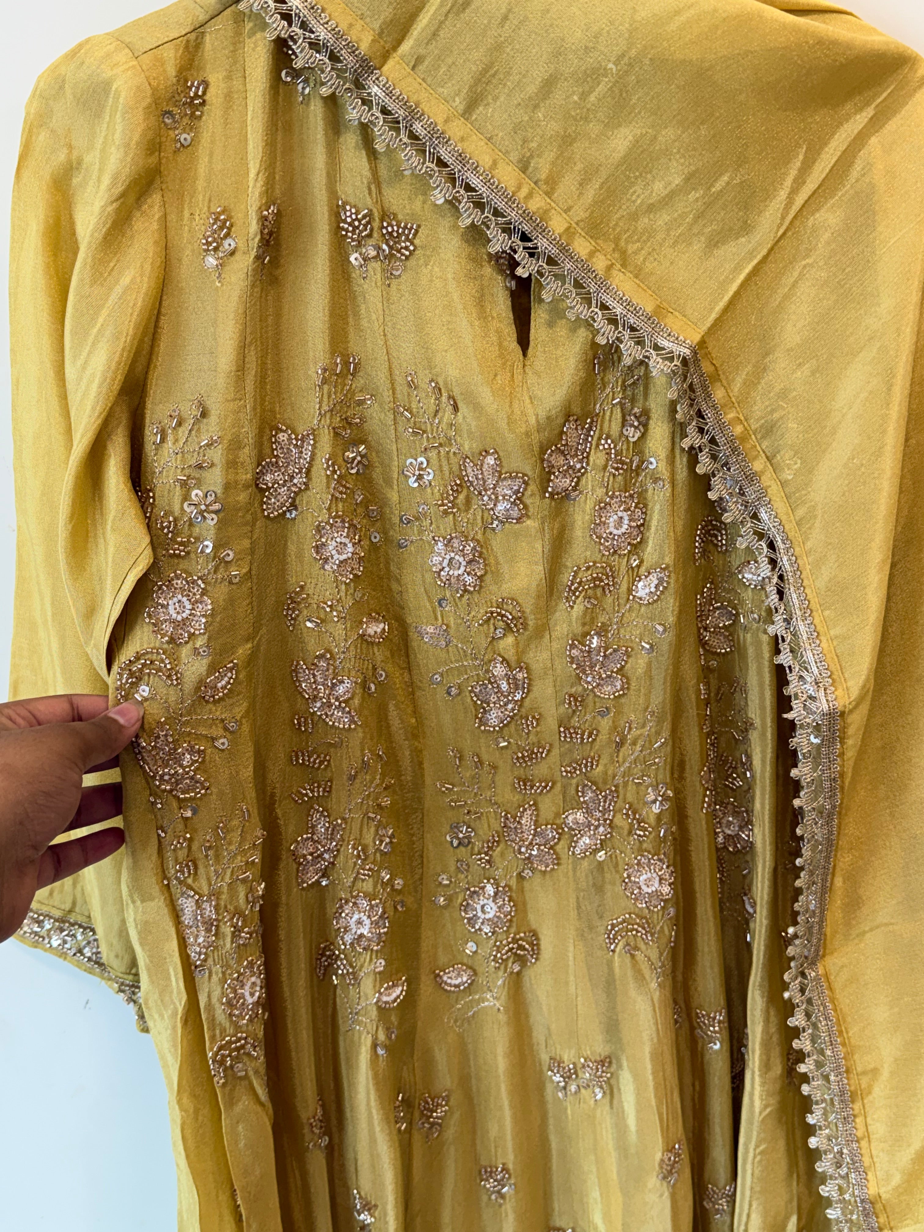 PARO MUSTERED HANDWORK FROCK 12 Q