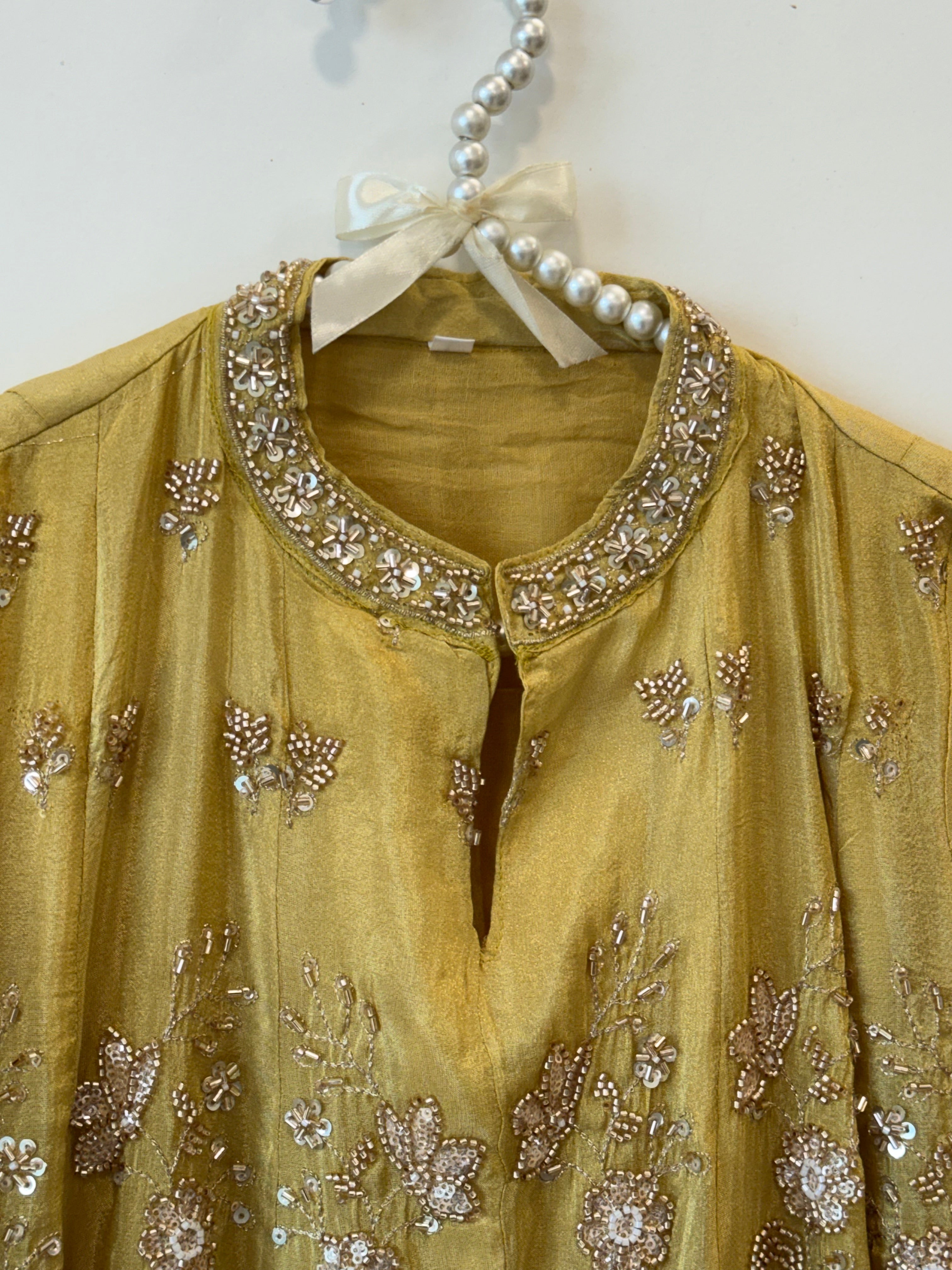 PARO MUSTERED HANDWORK FROCK 12 Q