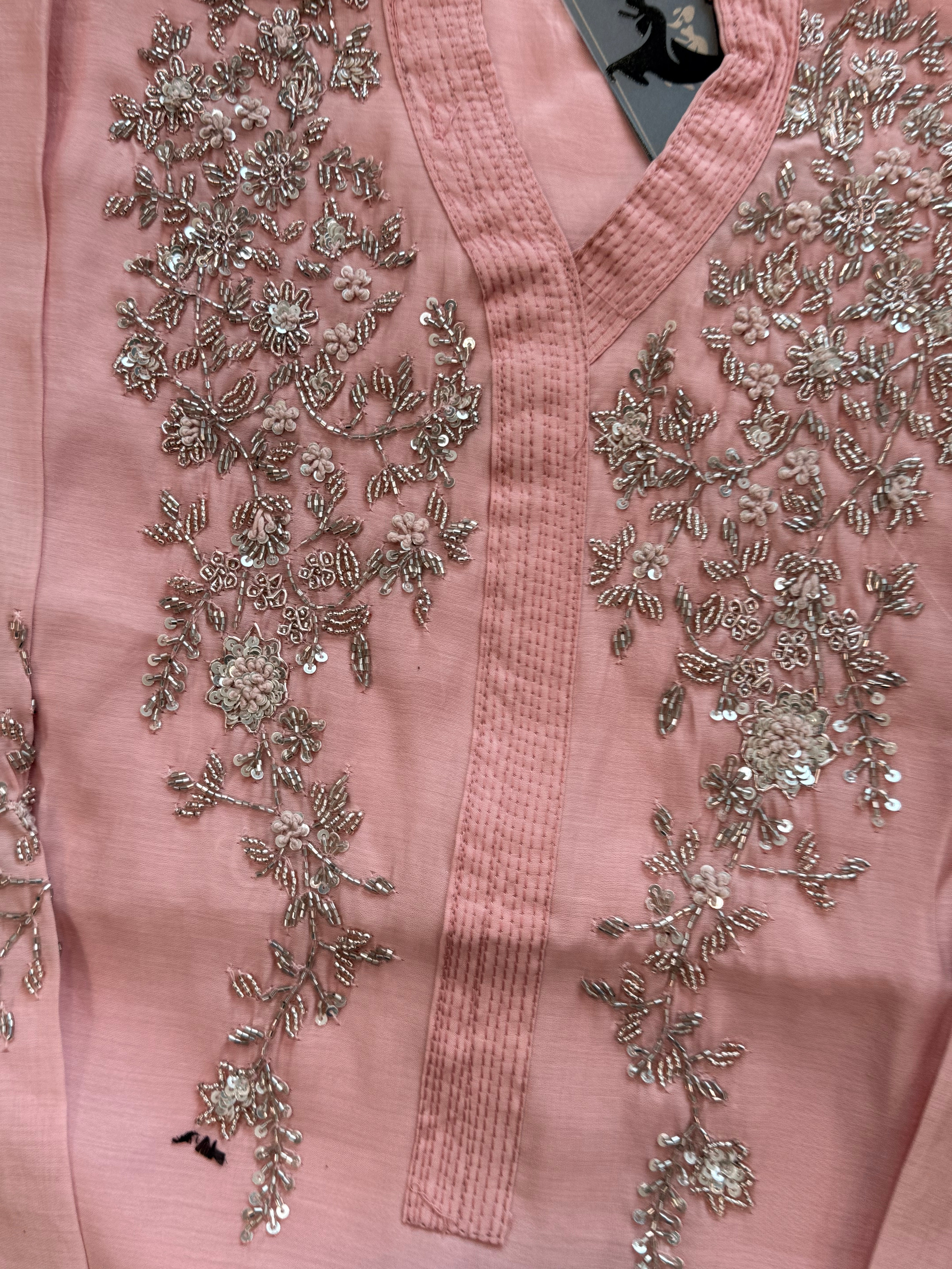 PEACH HANDWORK FROCK 7001 Q