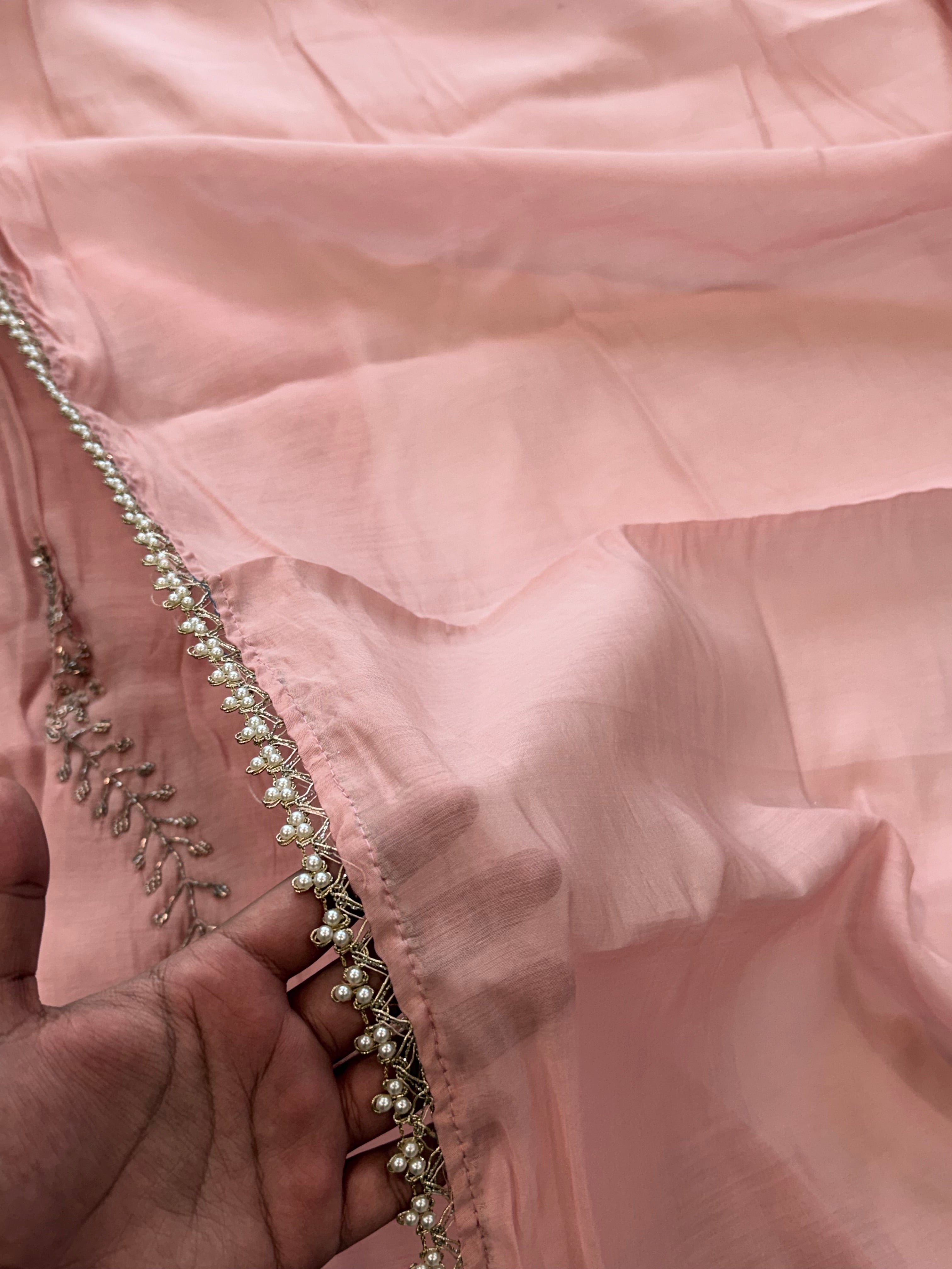 PEACH HANDWORK FROCK 7001 Q