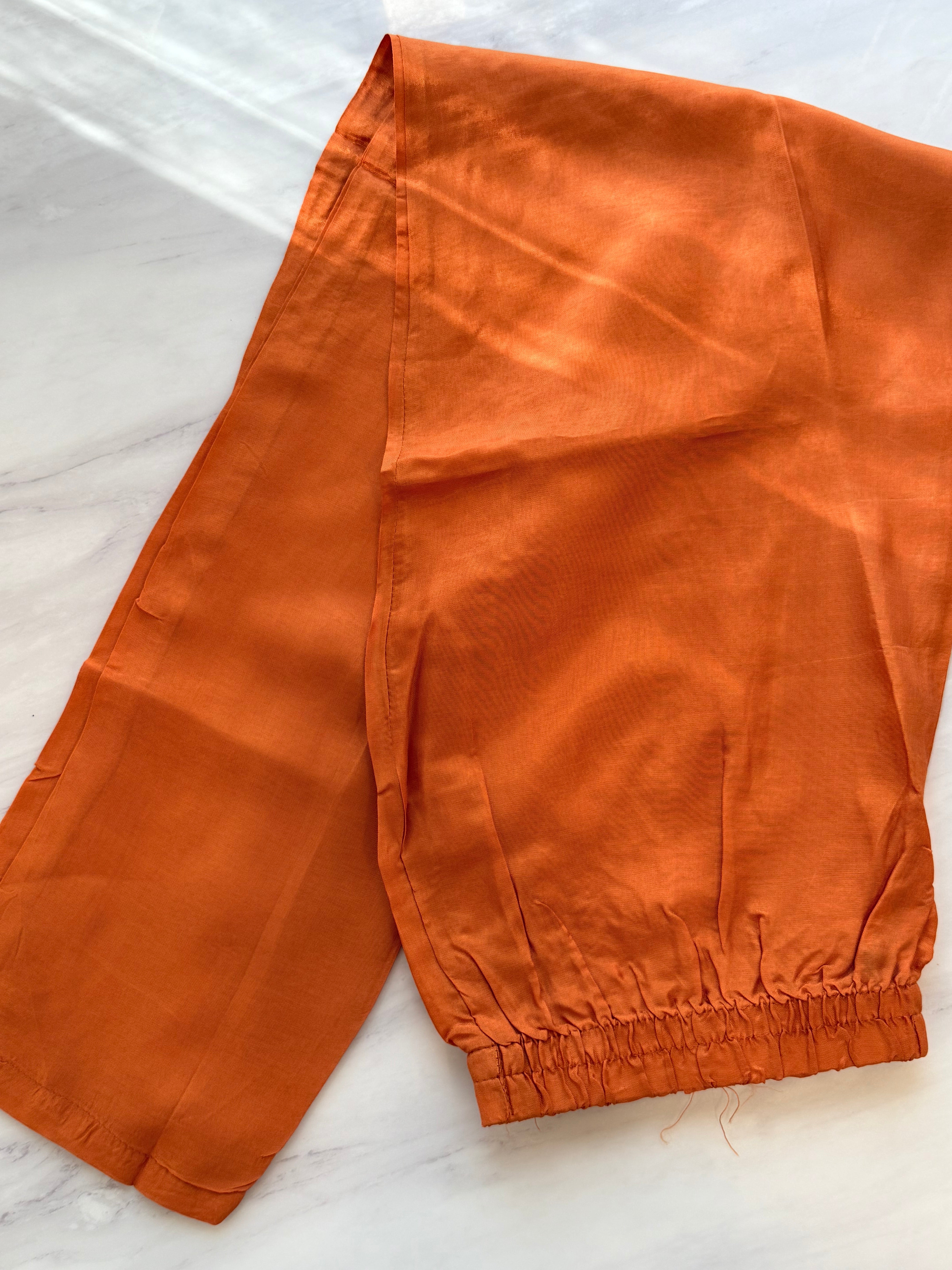 PARO CREPE HANDWORK FROCK 15 Q