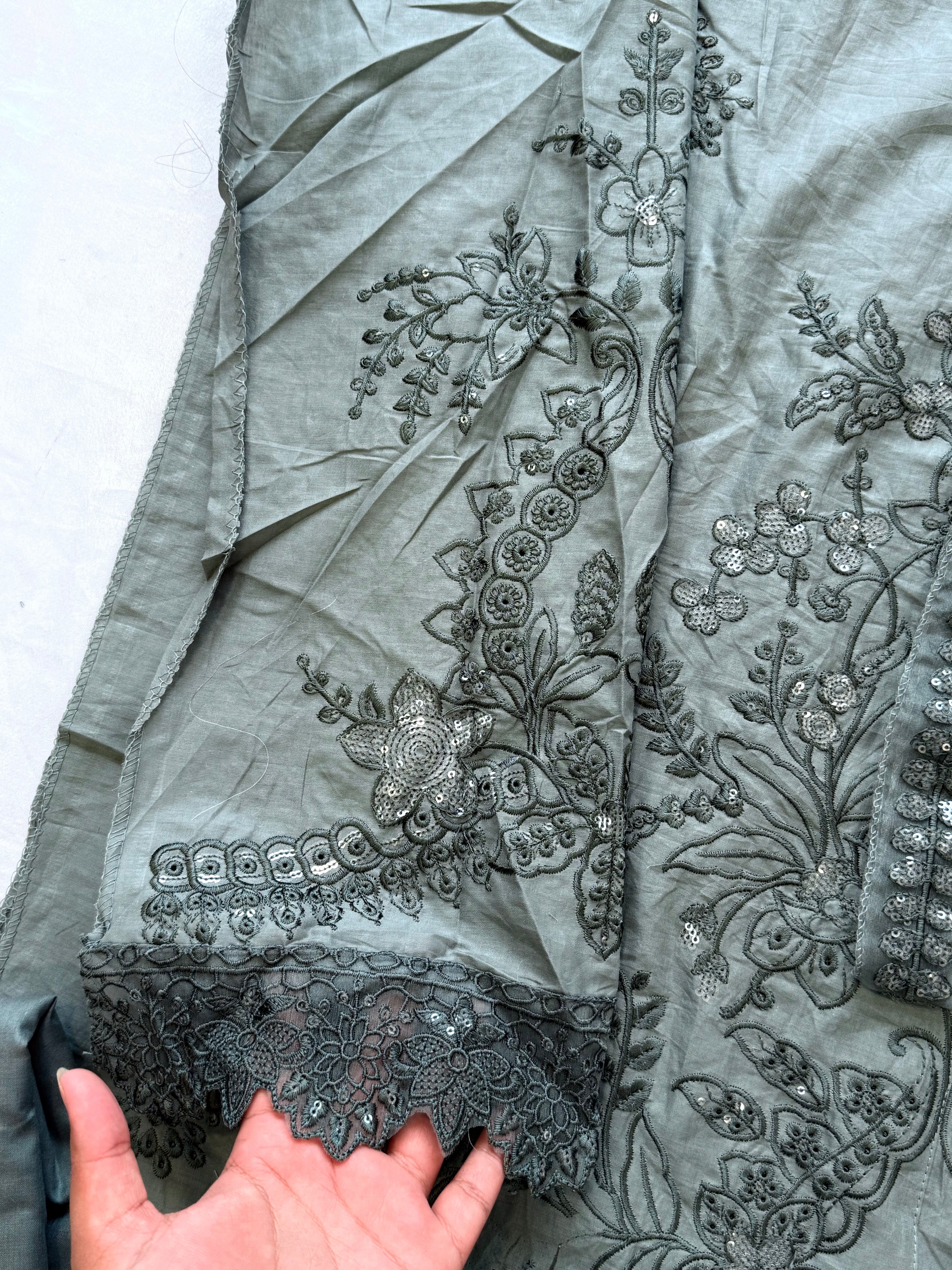 MARIA B COTTON EMBROIDERY SUIT 2 Q