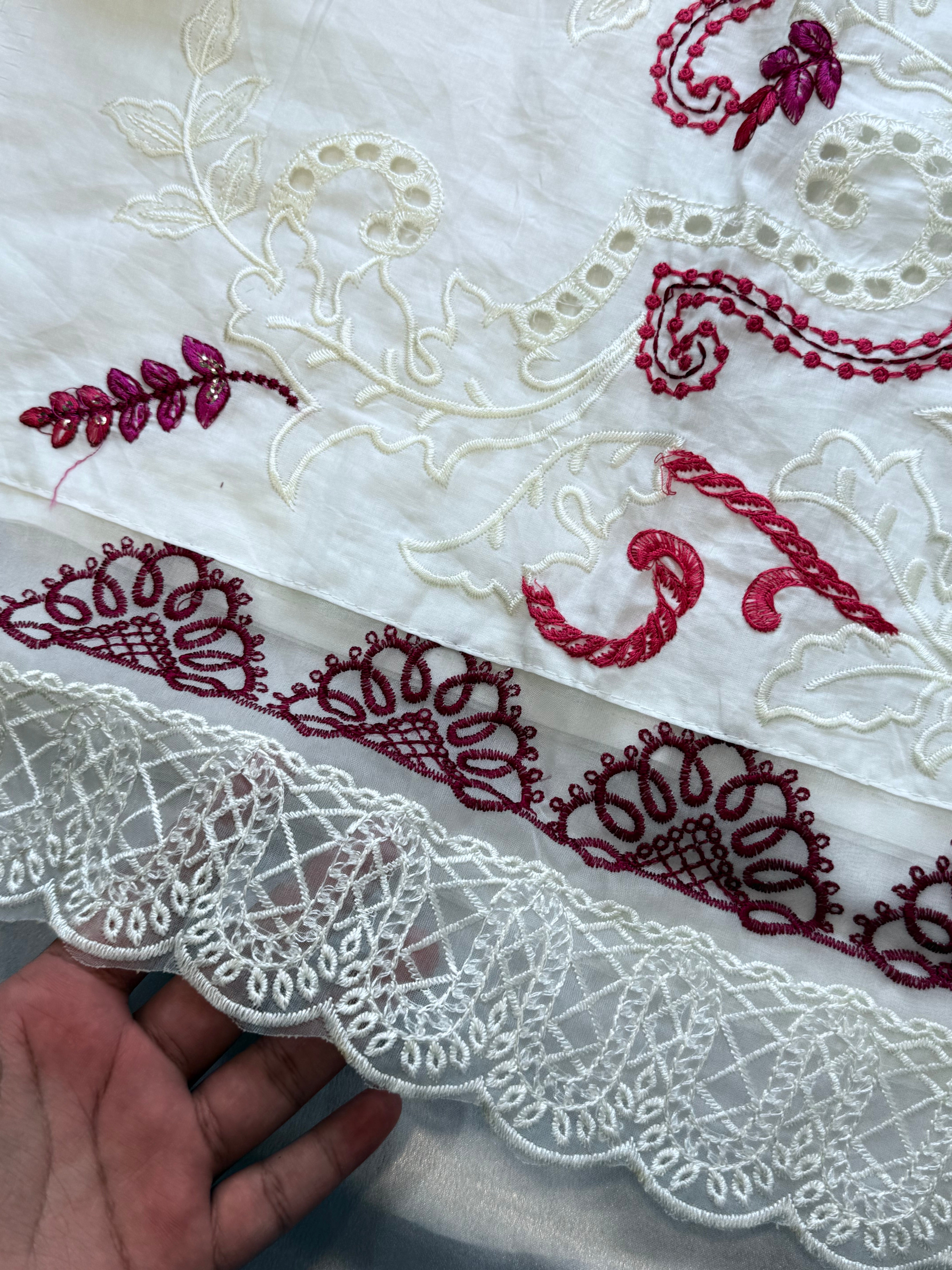 MARIA B COTTON EMBROIDERY SUIT 5 Q