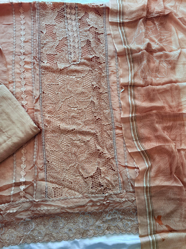 KARACHI LACE EMBROIDERY SUIT 3 Q