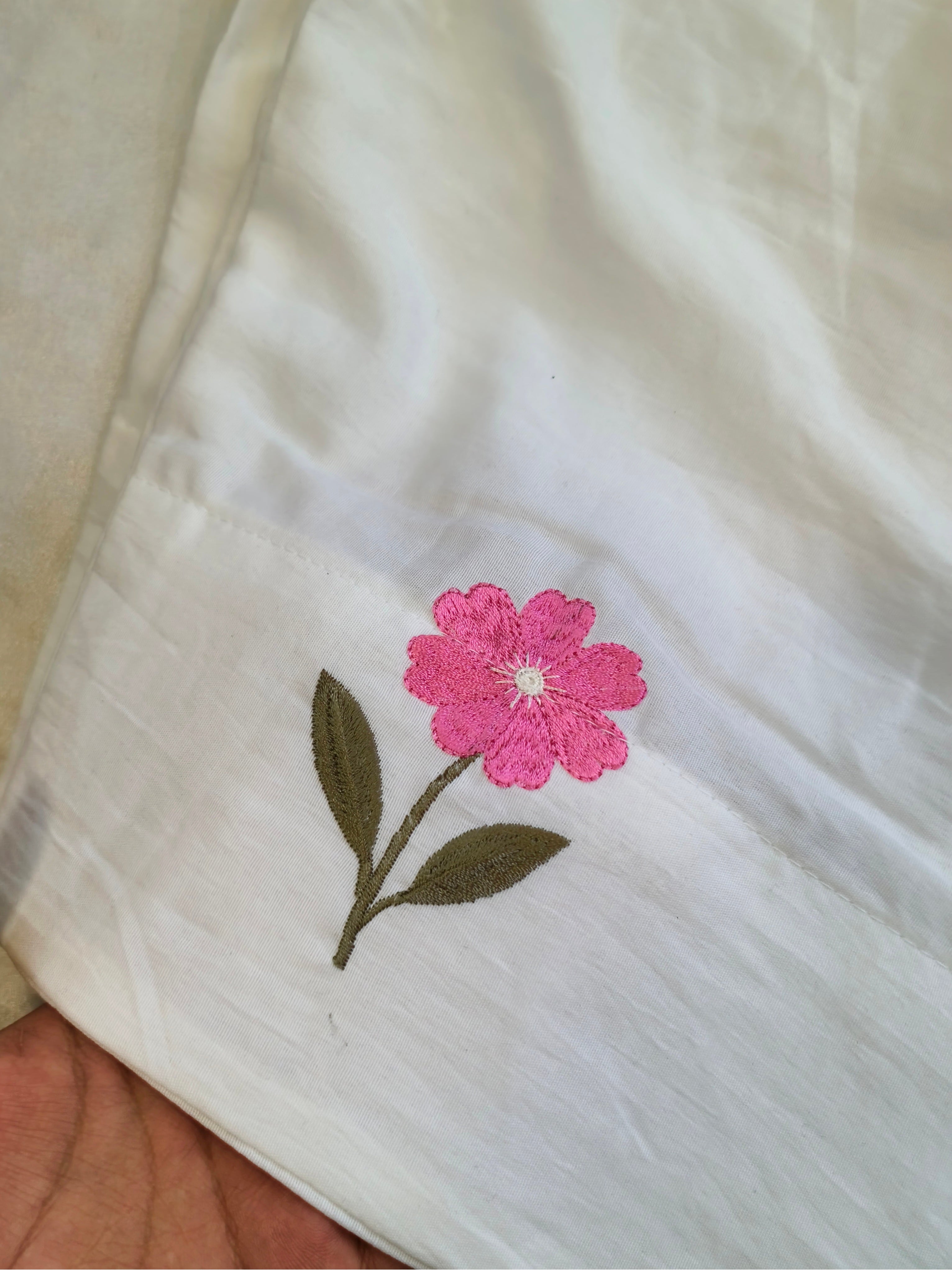 PINK LINEN FARSHI SUIT Q
